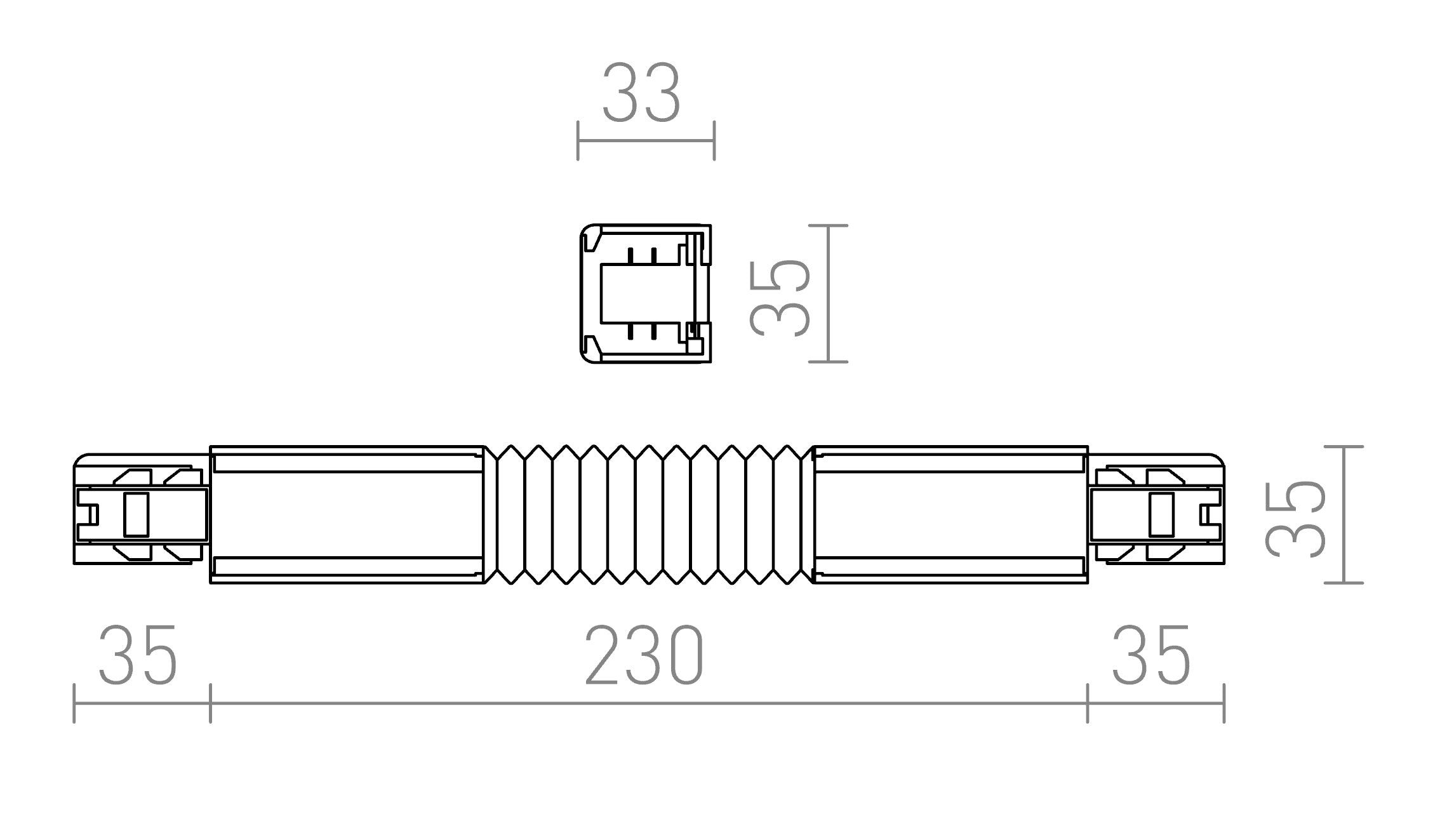 EUTRAC Flexverbinder - Product sketch