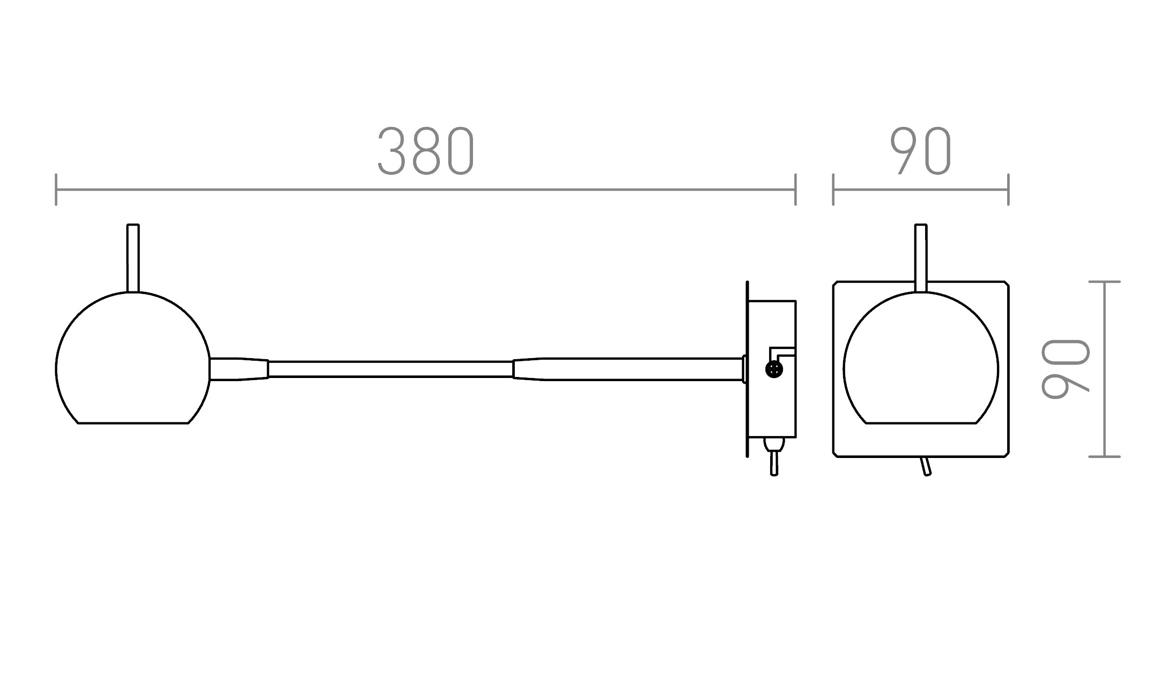 GLOSSY på svanhals - Product sketch