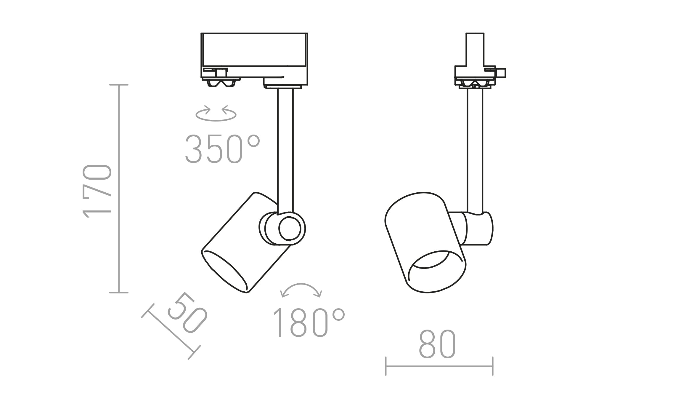 FAX do szyny 3-faz - Product sketch