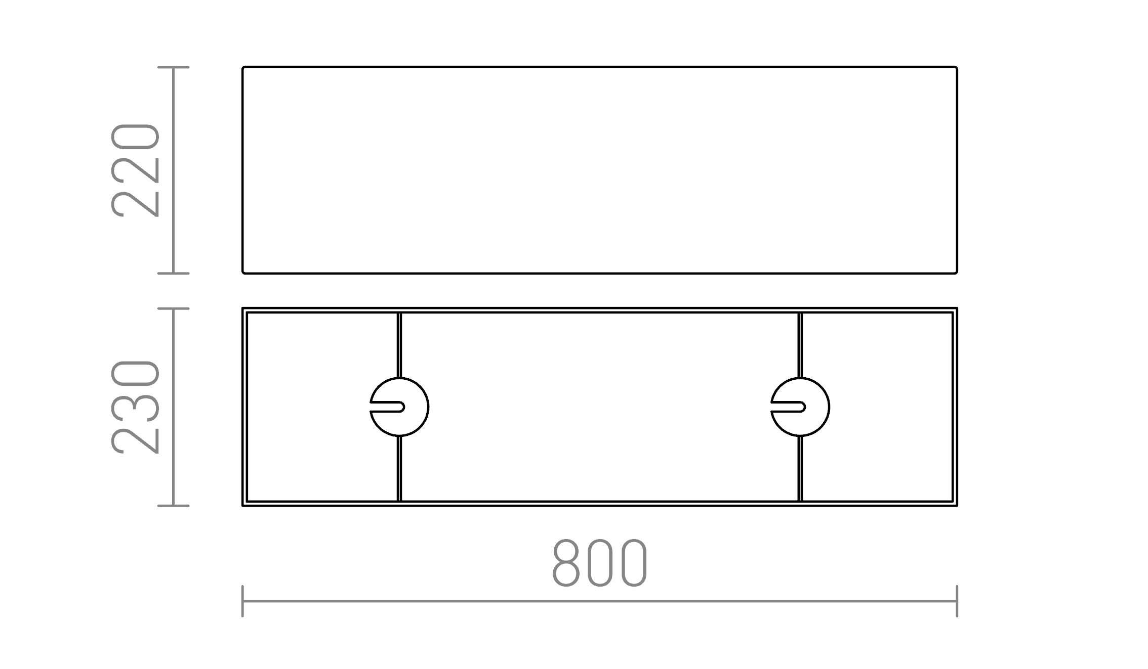 LOPE 80/23 αμπαζούρ - Product sketch