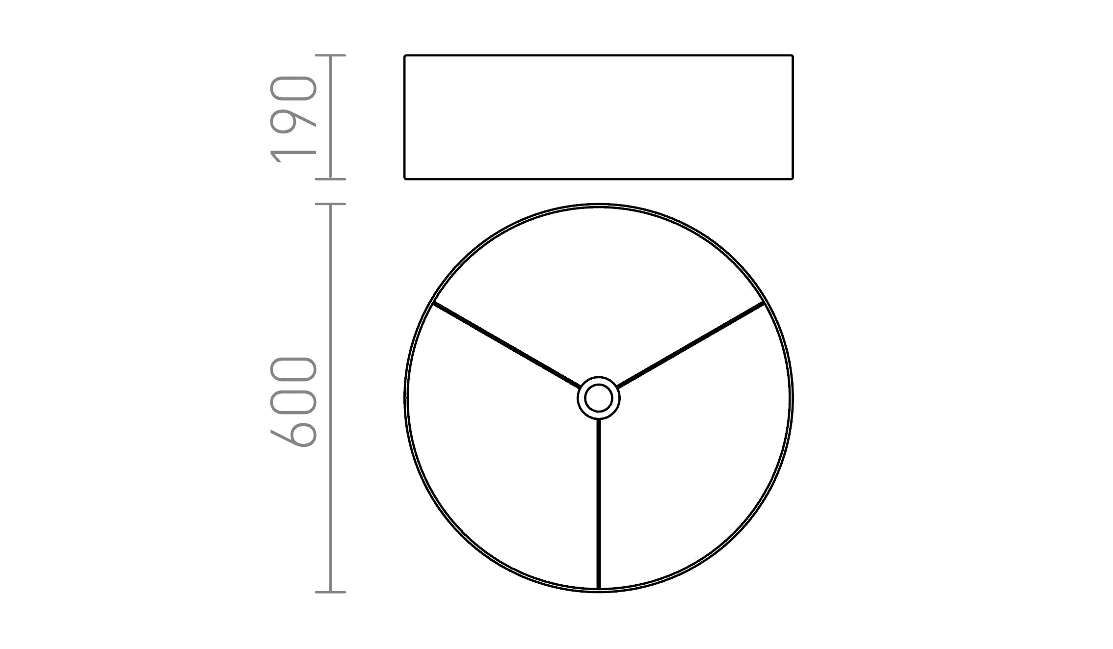 RON 60/19 shade - Product sketch