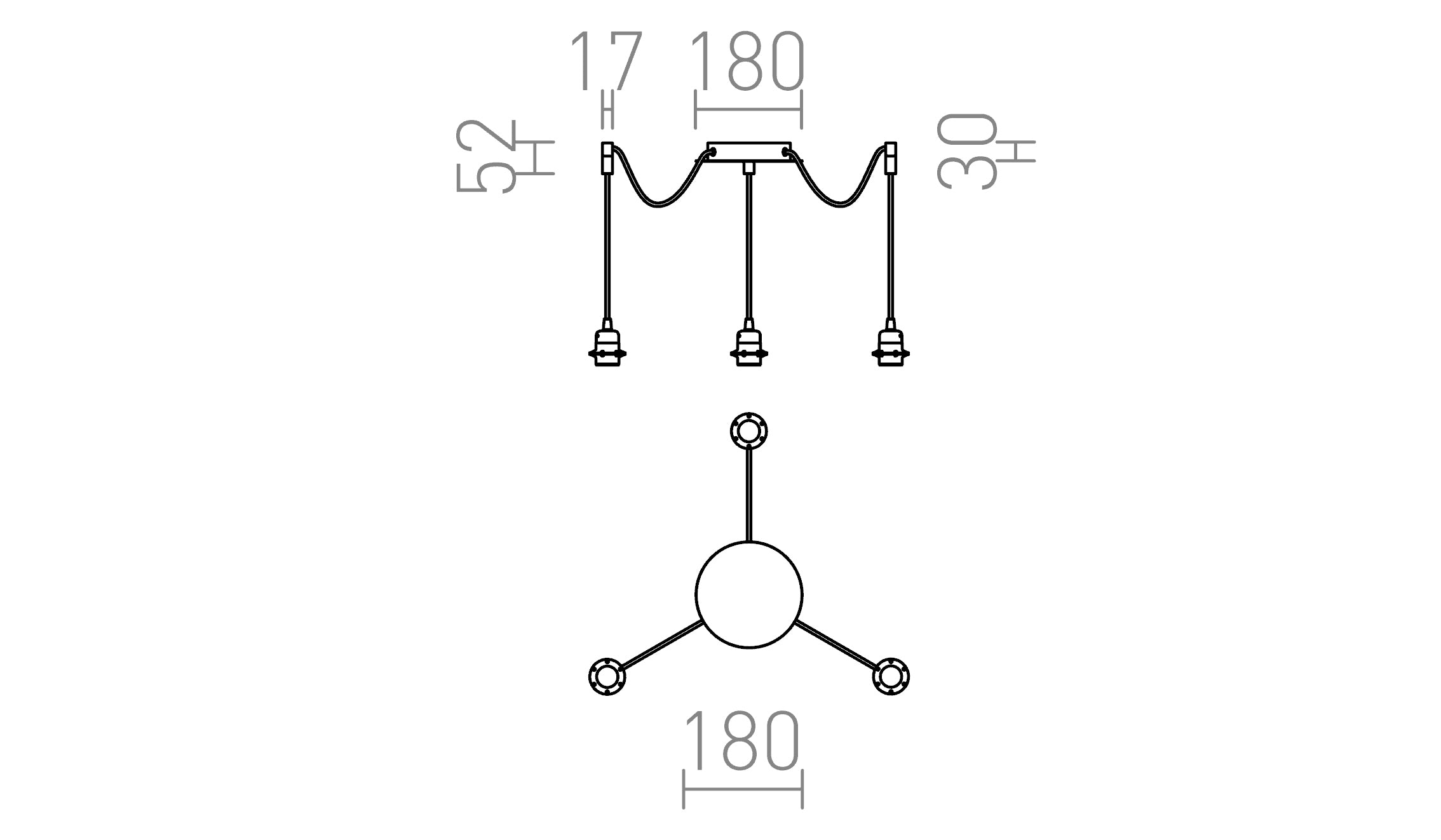 KOMBIX 3 závesná súprava BZ+ČK+CHO - Product sketch