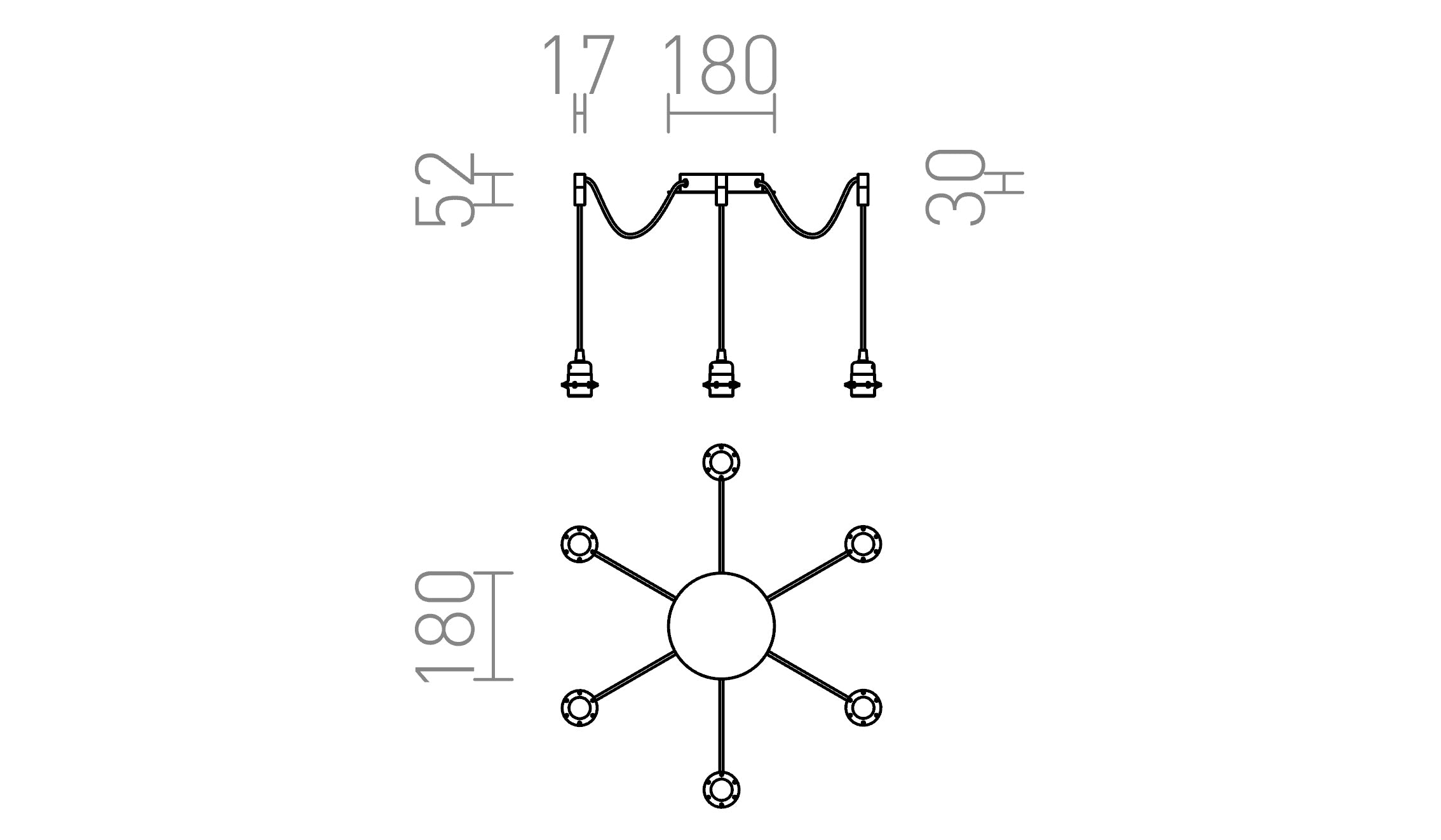 KOMBIX 6 zestaw wiszący BP+CK+CHO - Product sketch