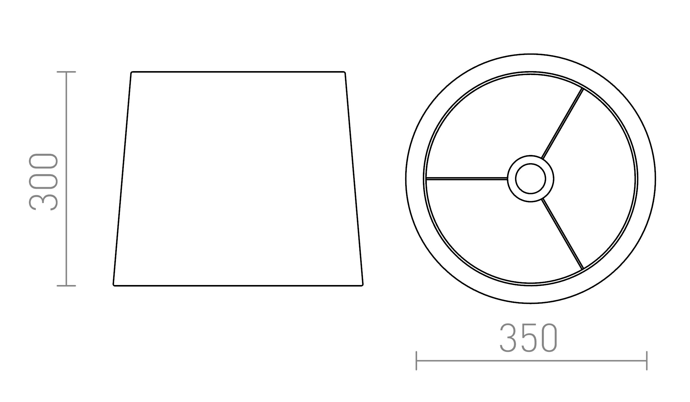 CONNY 35/30 shade - Product sketch