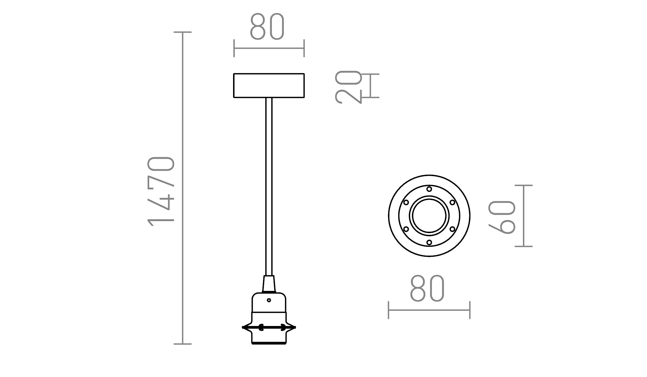 HEX σετ κρεμαστών ΛΒ+ΛΚΑ+ΧΡΥΠ+ΧΡΠ1 - Product sketch