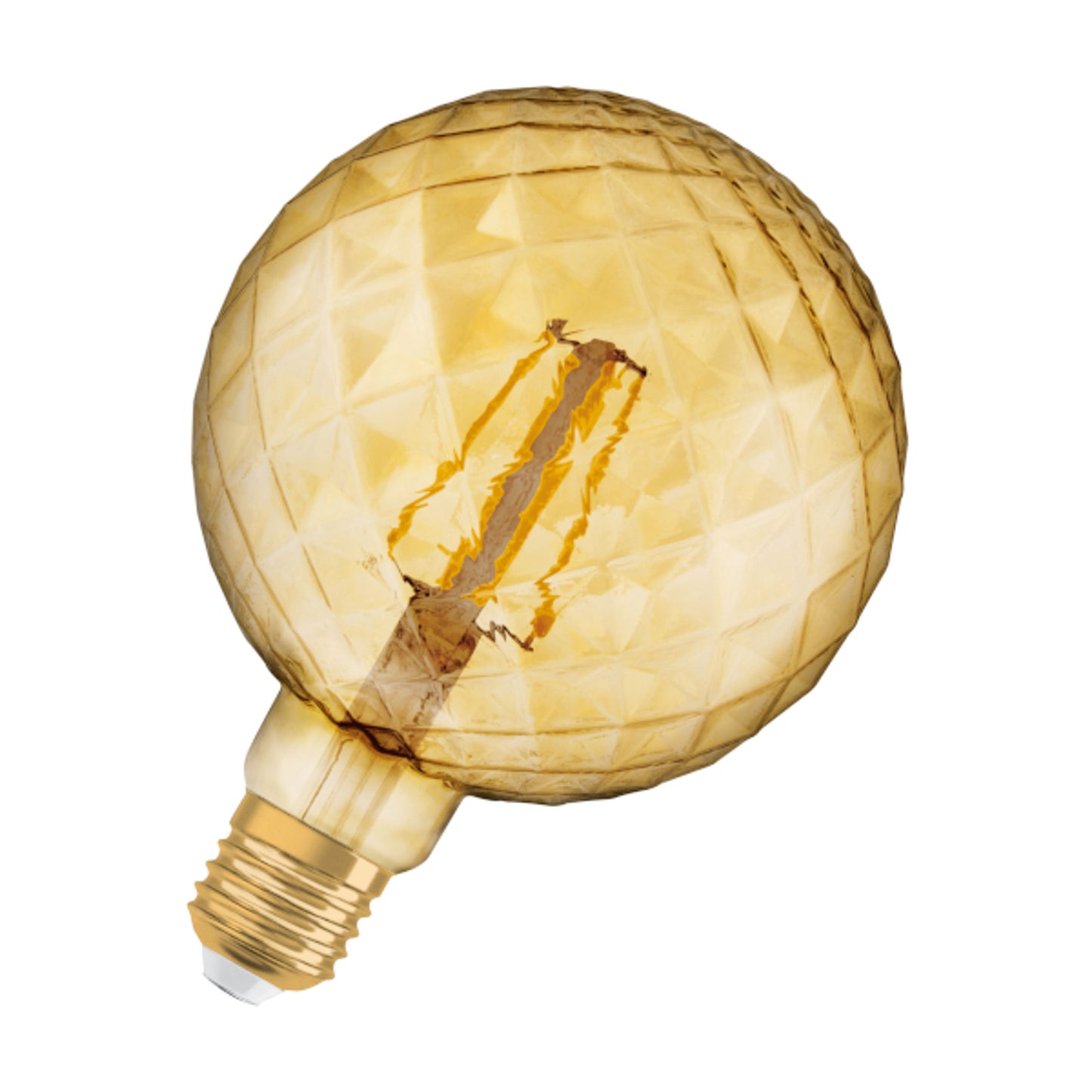 RENDL light source OSRAM Vintage Globe 125 DECO amber 230V E27 LED EQ40 2500K G13311 1