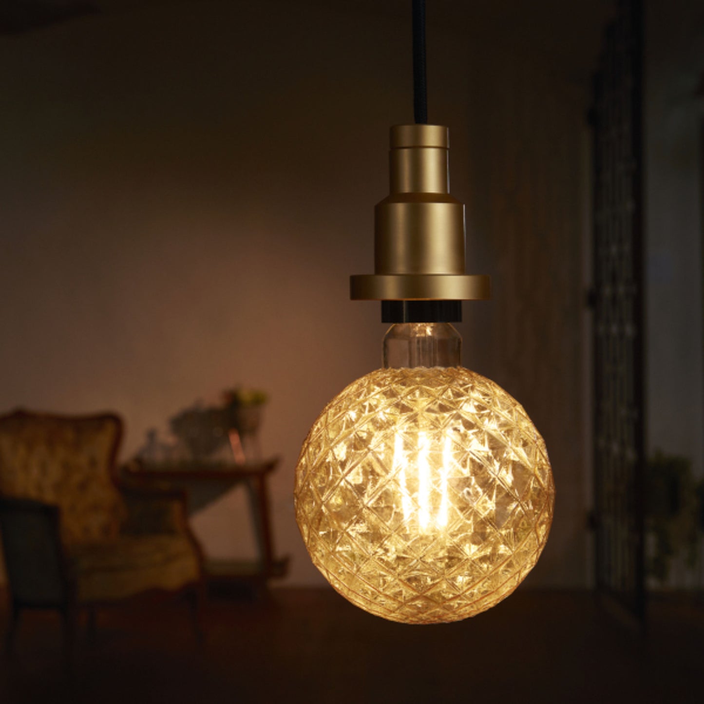 RENDL light source OSRAM Vintage Globe 125 DECO amber 230V E27 LED EQ40 2500K G13311 2