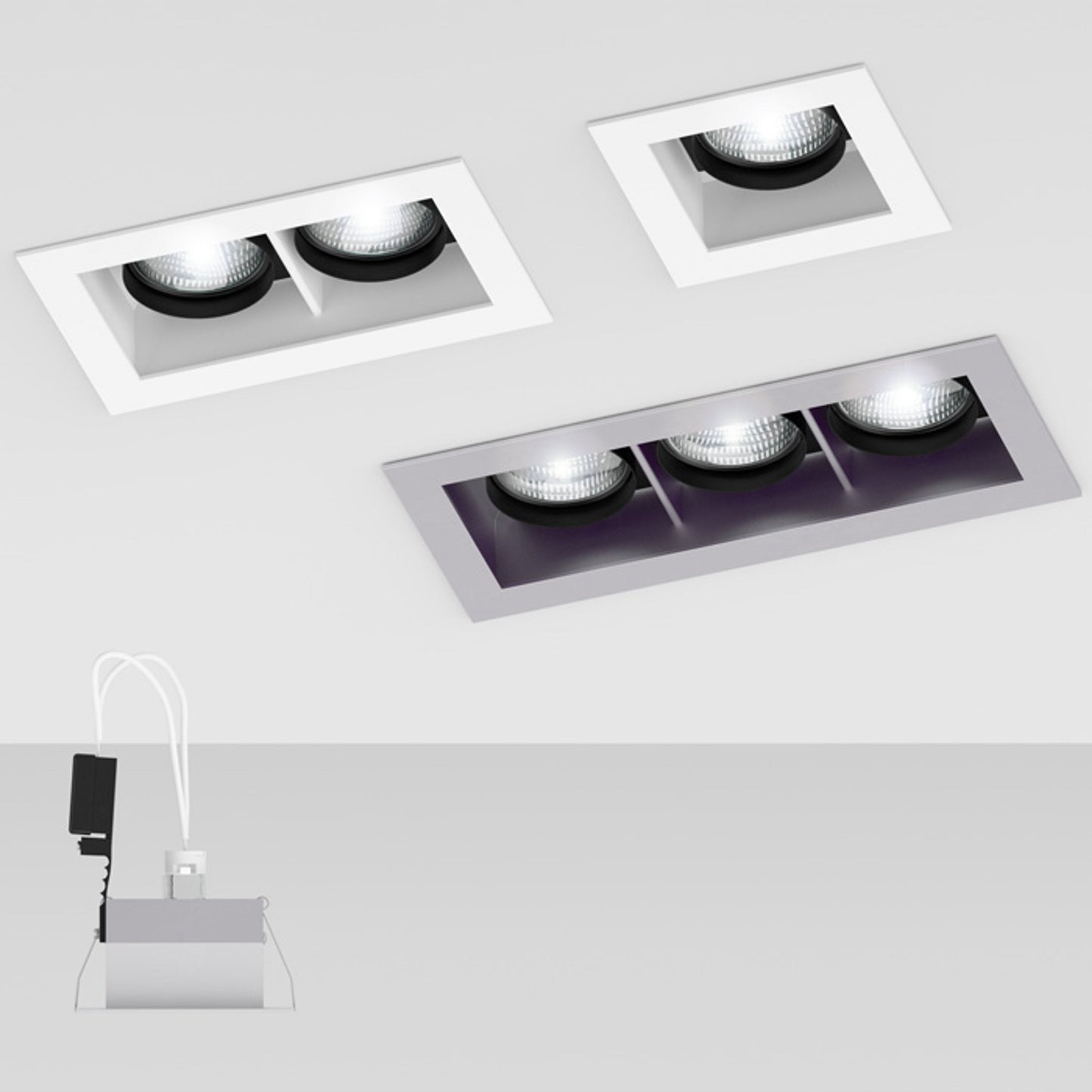 RENDL Outlet MONE I directional white 12V GU5,3 50W R10204 6
