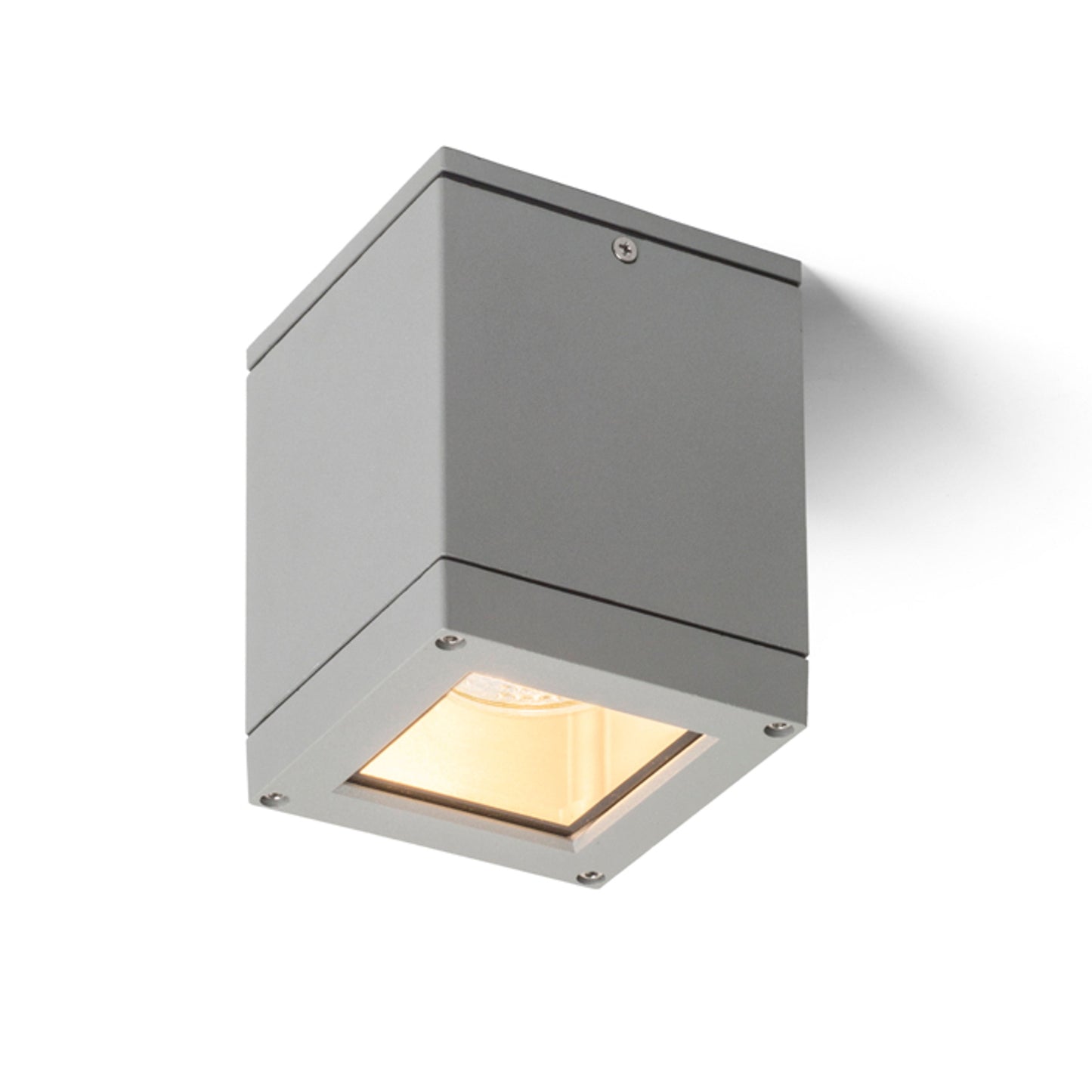 RENDL outdoor lamp QUADRA M ceiling silver grey 230V LED E27 8W IP54 R10386 1