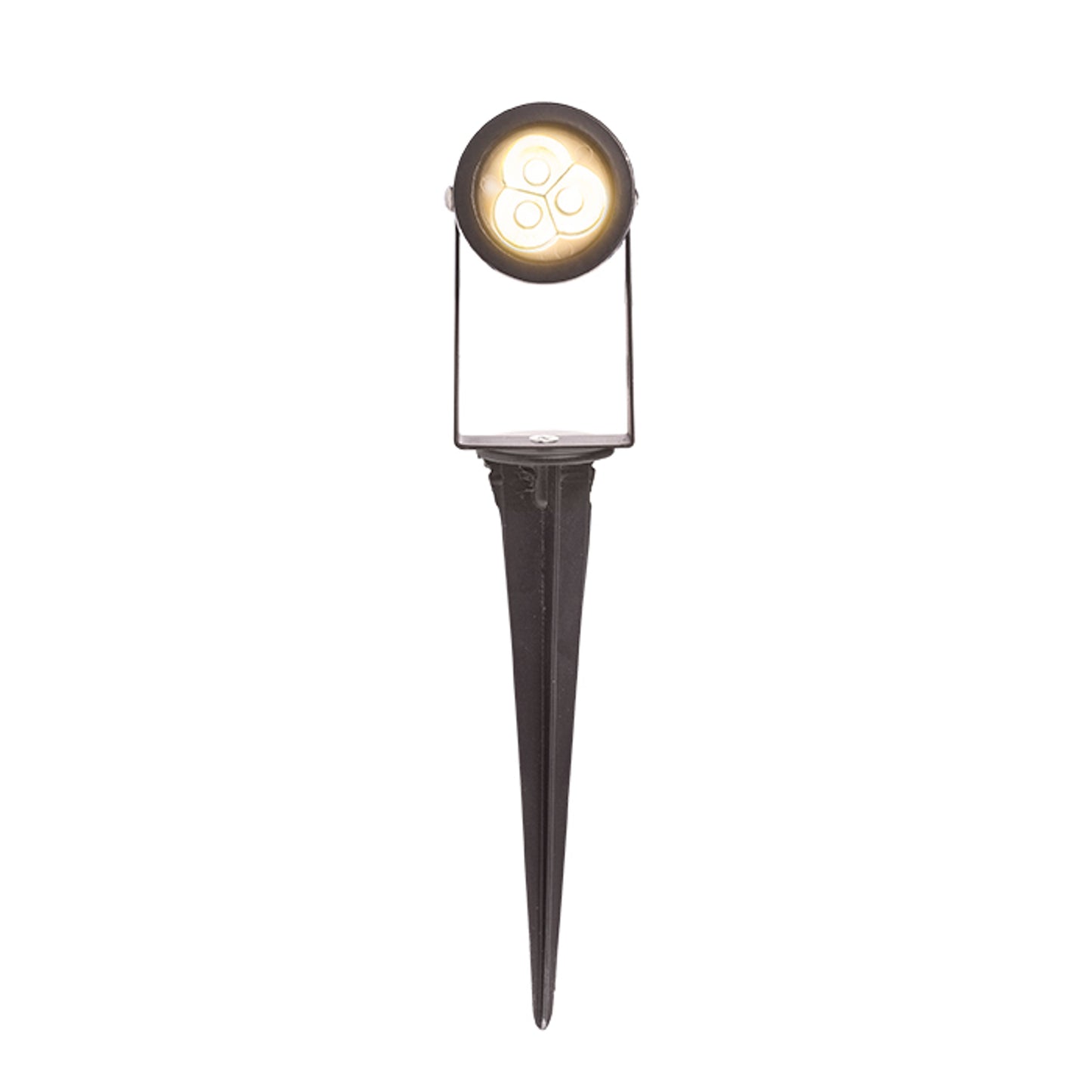 RENDL outdoor lamp GUN on spike black 230V LED 3x1W 30° IP65 3000K R10530 7