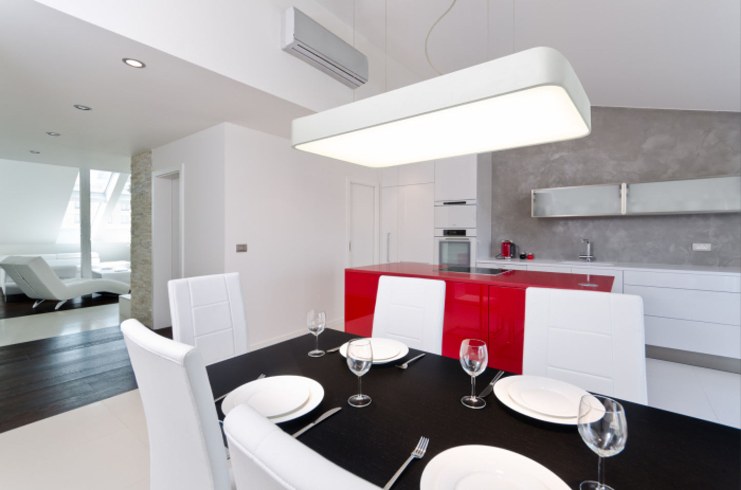 RENDL pendant lamp MENSA RC pendant white 230V LED 36W 3000K R10584 3