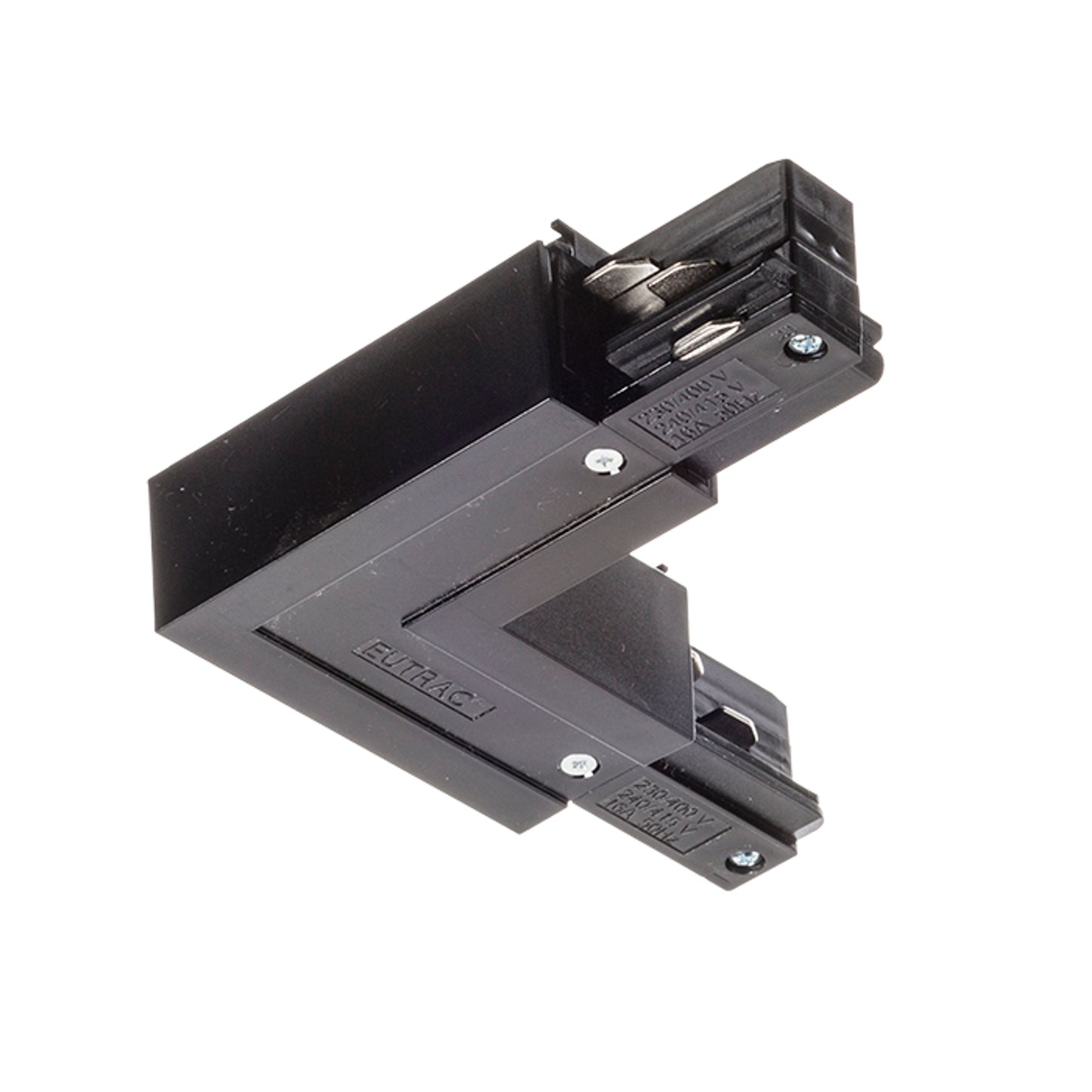 RENDL 3-circuit track system EUTRAC L connector inner polarity black 230V R11324 1