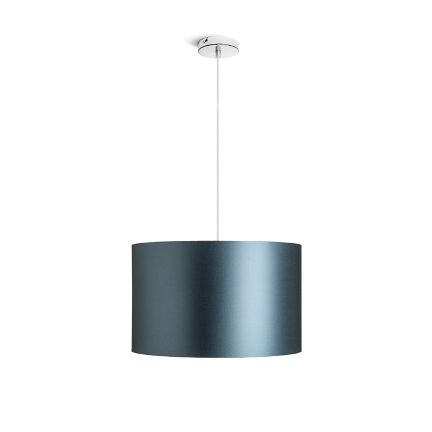 RENDL shades, shade bases, pendent sets RON 40/25 shade Monaco petrol blue/silver PVC max. 23W R11576 6