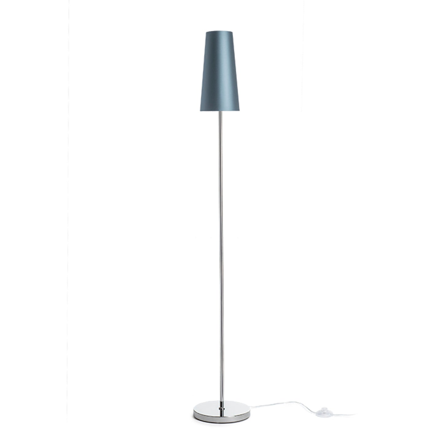 RENDL shades, shade bases, pendent sets CONNY 15/30 table shade Monaco petrol blue/silver PVC max. 23W R11579 3
