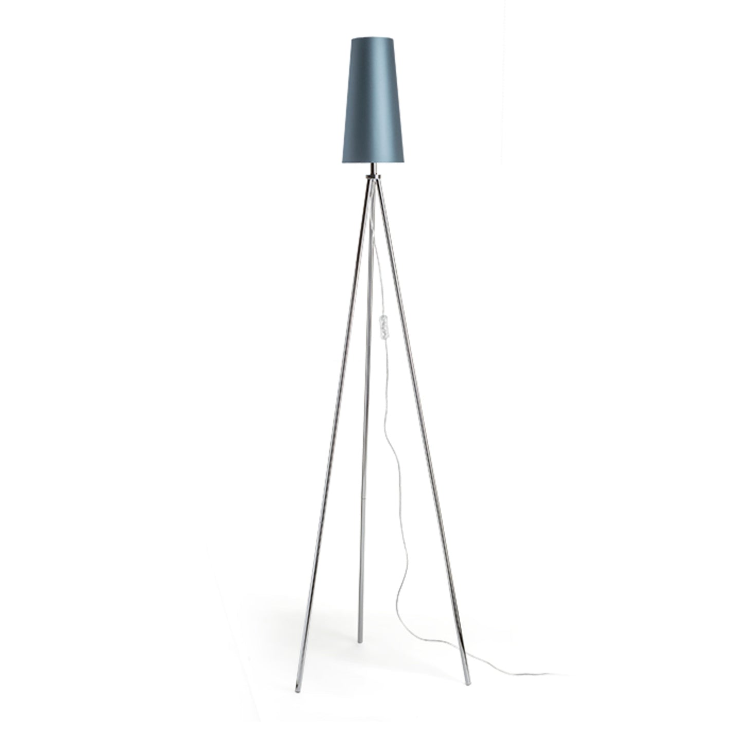 RENDL shades, shade bases, pendent sets CONNY 15/30 table shade Monaco petrol blue/silver PVC max. 23W R11579 5