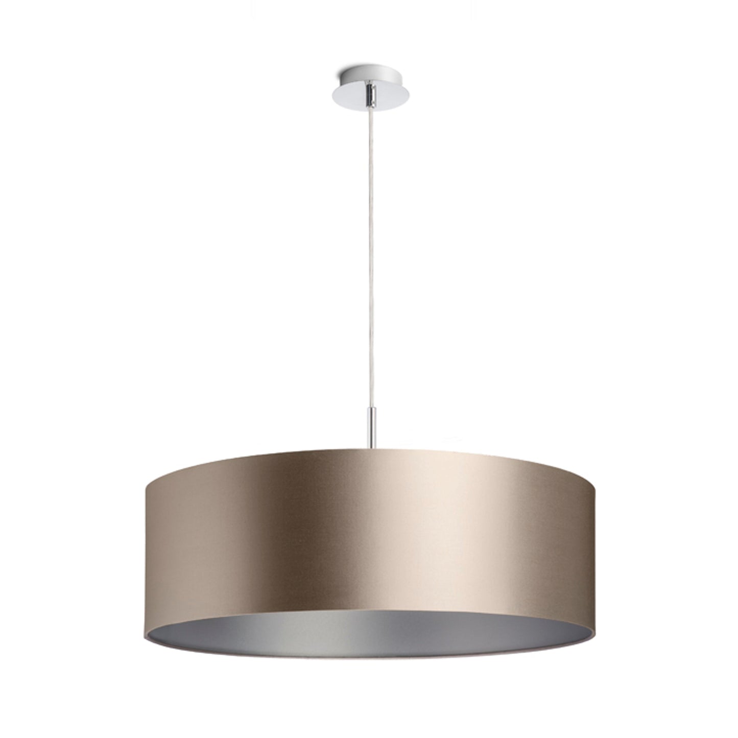 RENDL shades, shade bases, pendent sets RON 60/19 shade Monaco dove gray/silver PVC max. 23W R11584 8