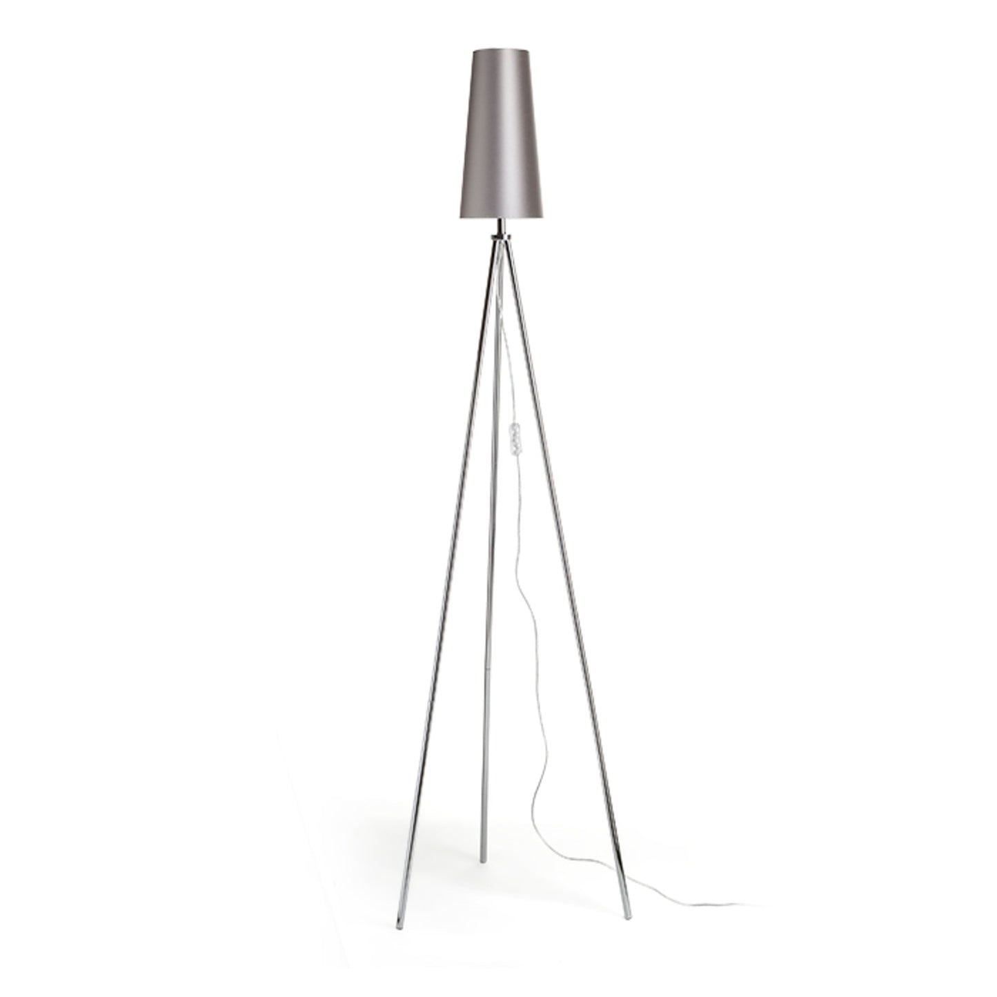 RENDL shades, shade bases, pendent sets CONNY 15/30 table shade Monaco dove gray/silver PVC max. 23W R11590 2