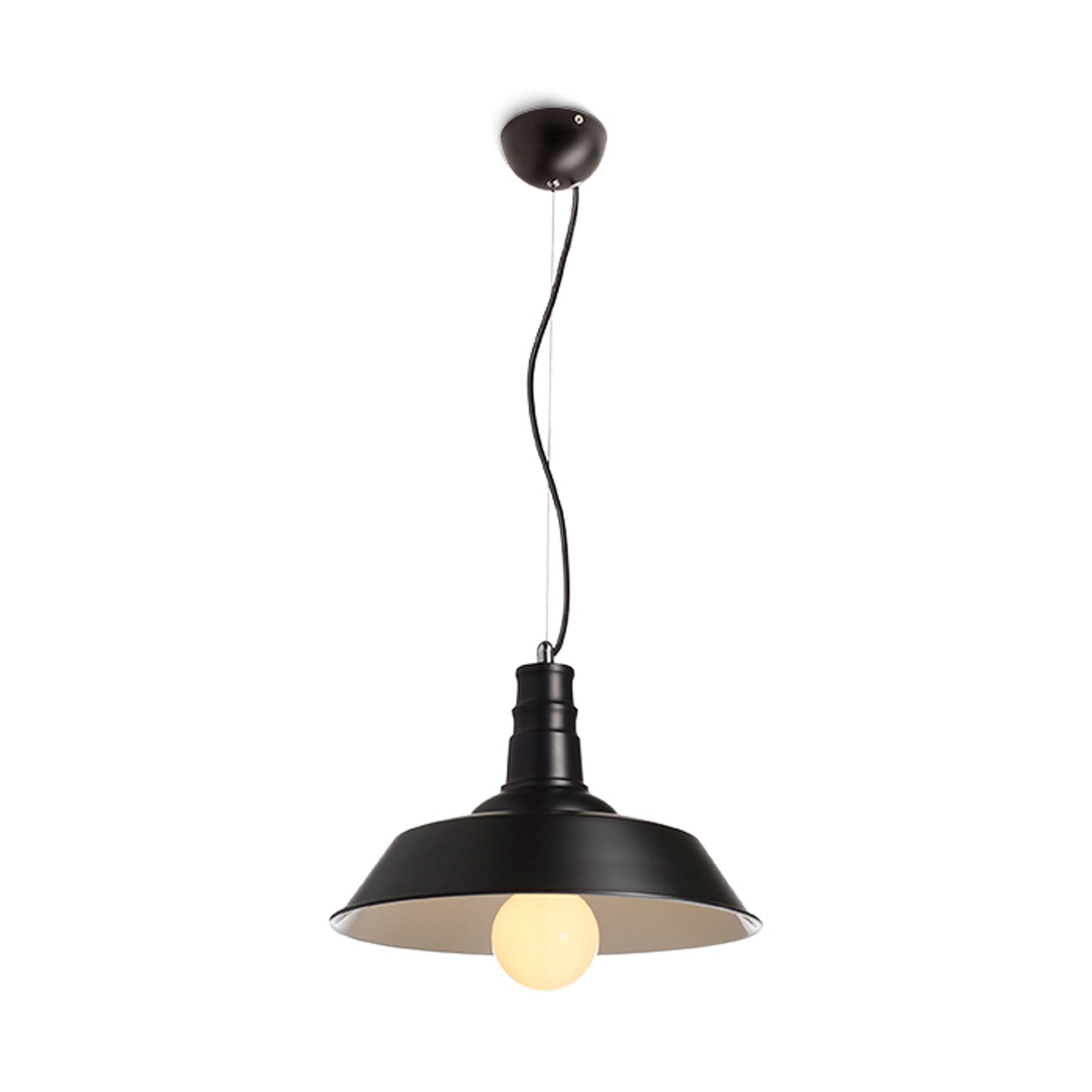 RENDL Outlet GOLDIE 36 pendant black/white 230V LED E27 30W R11688 1