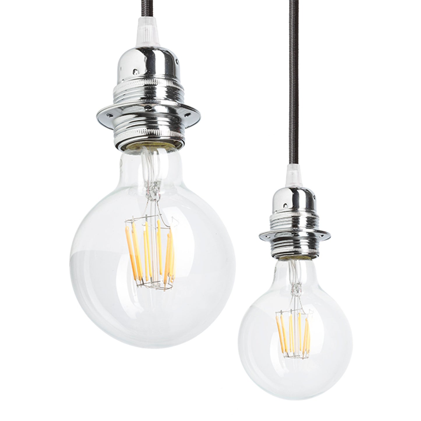 RENDL shades, shade bases, pendent sets KOMBIX 3 pendant set WB+BC+CHF 230V LED E27 3x15W R11779 2