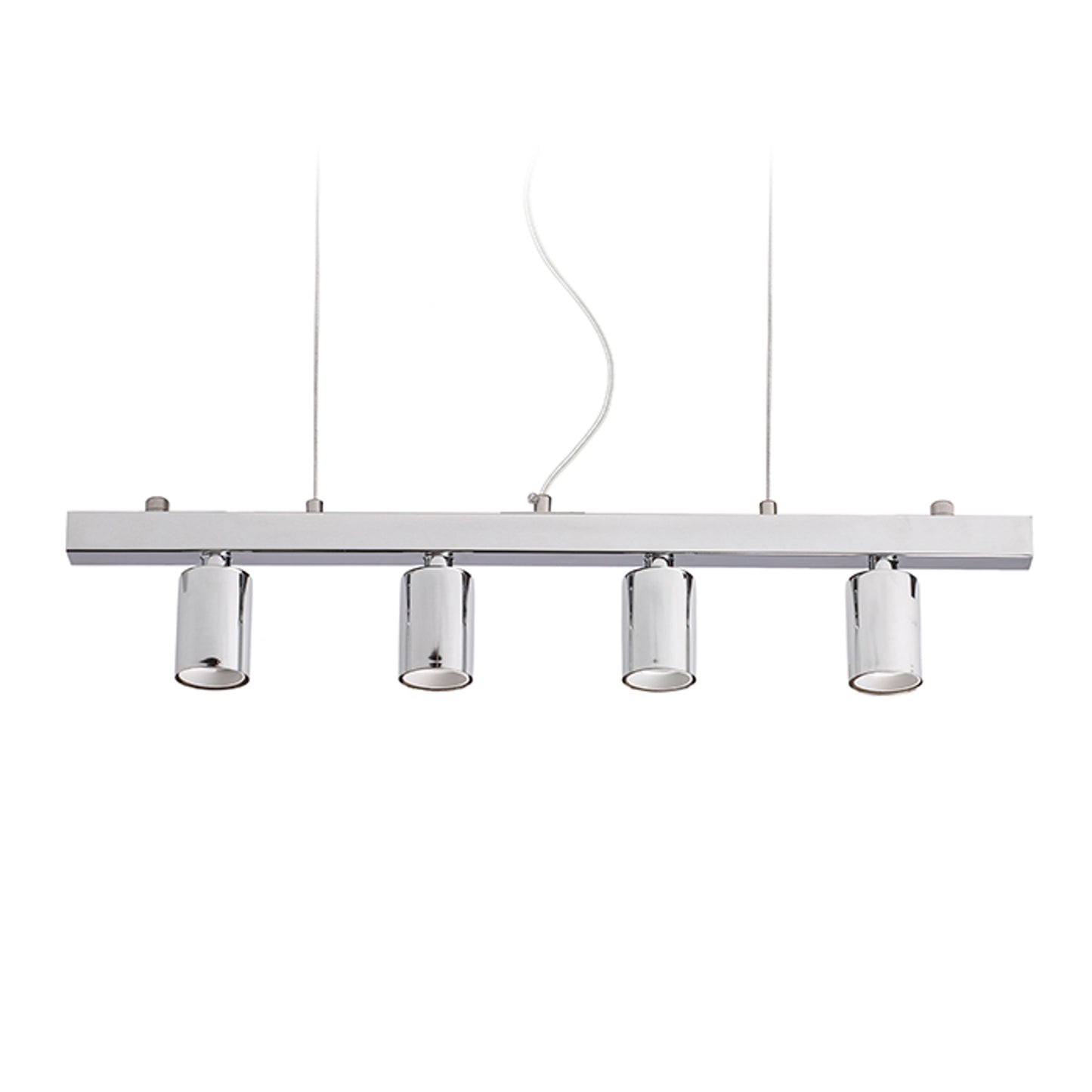 RENDL shades, shade bases, pendent sets RALLONG IV pendant ceiling base chrome 230V LED E27 4x15W R11796 2
