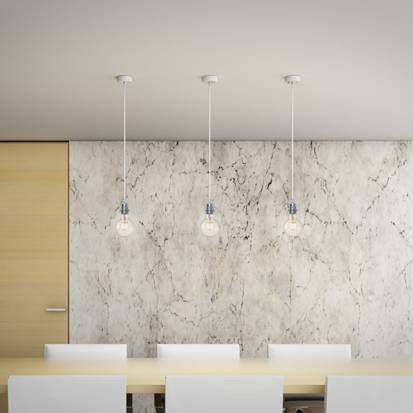 RENDL shades, shade bases, pendent sets HEX pendant set WB+WC+CHF+CHC1 230V LED E27 15W R11917 7