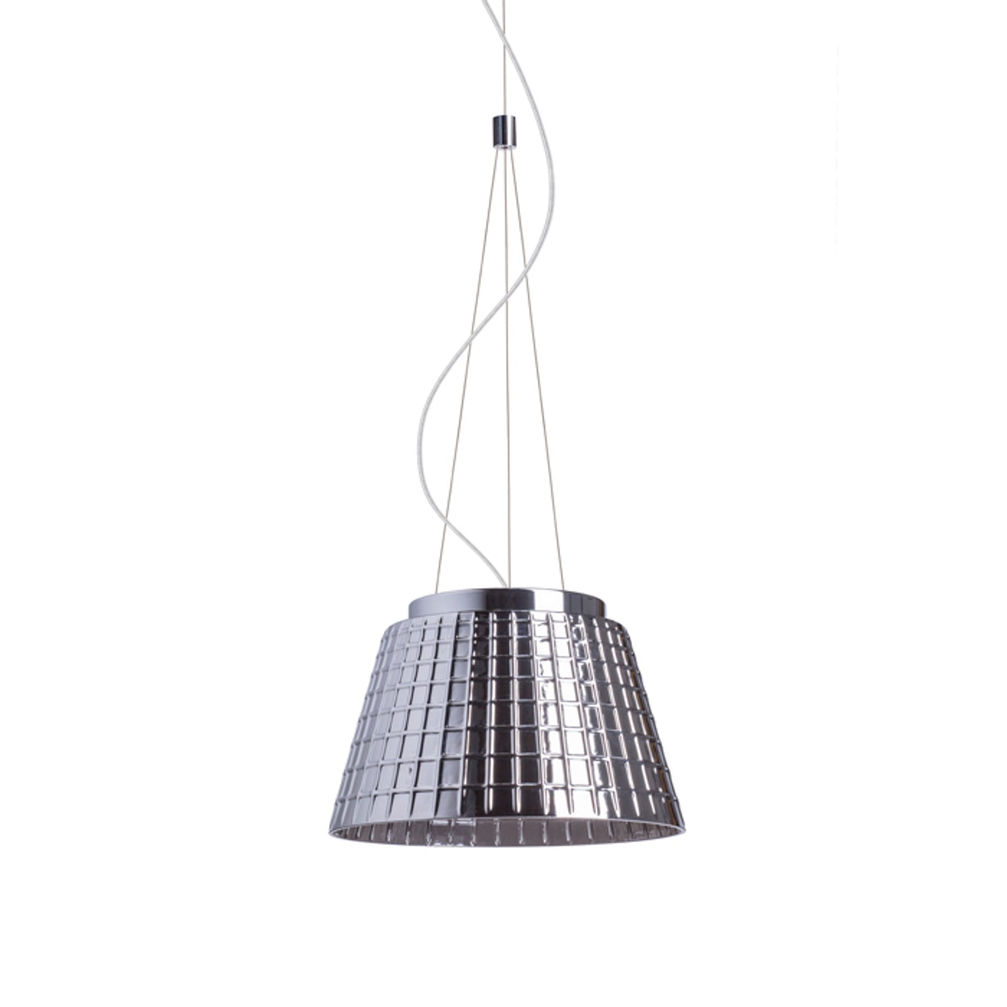 RENDL pendant lamp CORONA pendant chrome-tinted glass 230V LED E27 15W R12055 6