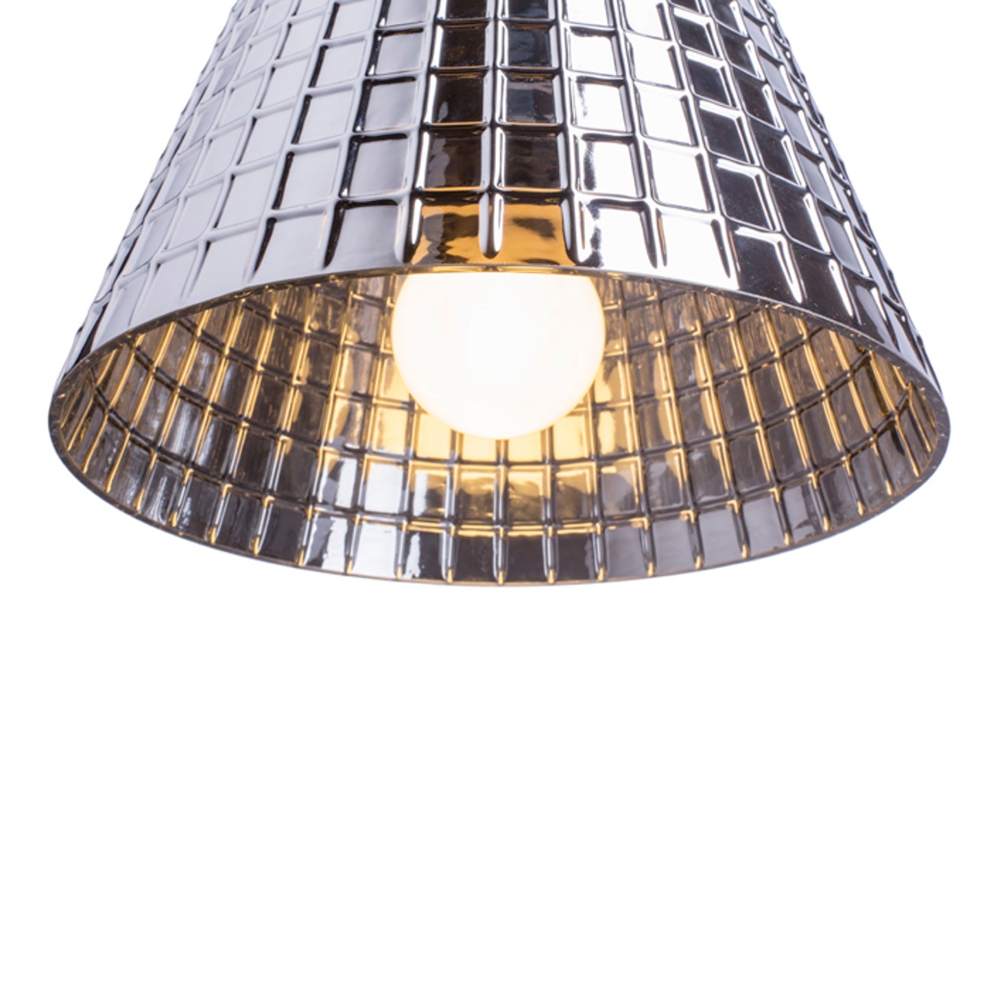 RENDL pendant lamp CORONA pendant chrome-tinted glass 230V LED E27 15W R12055 8