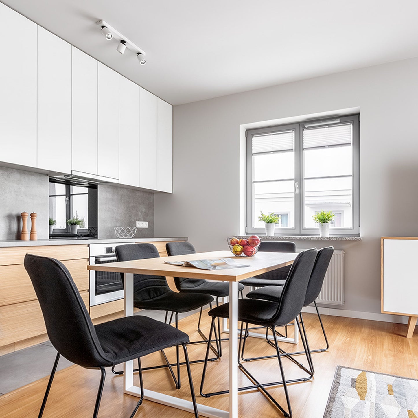 RENDL spotlight DUGME III white/anthracite grey 230V GU10 3x35W R12078 4