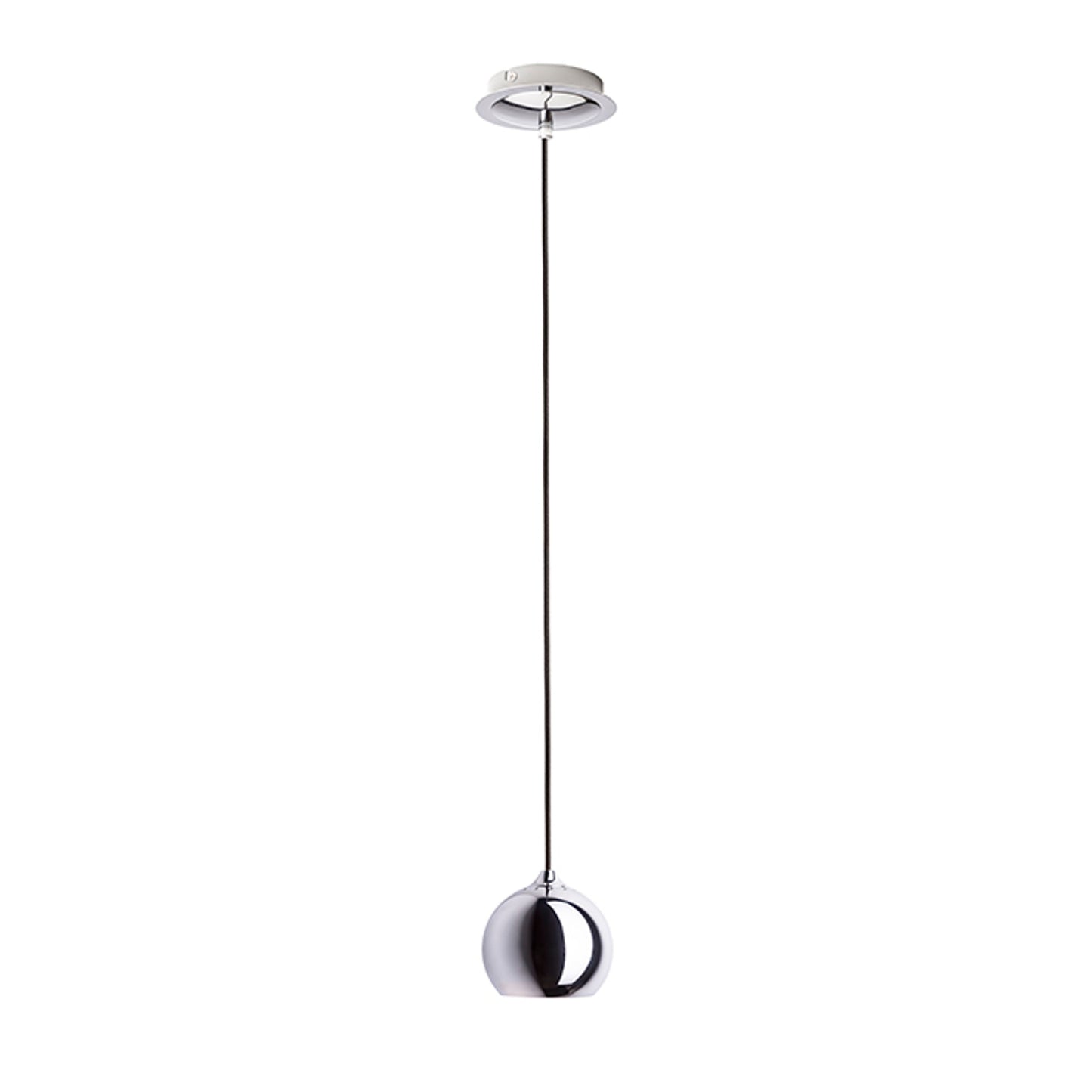 RENDL pendant lamp DESTY I pendant black chrome 230V GU10 35W R12086 6