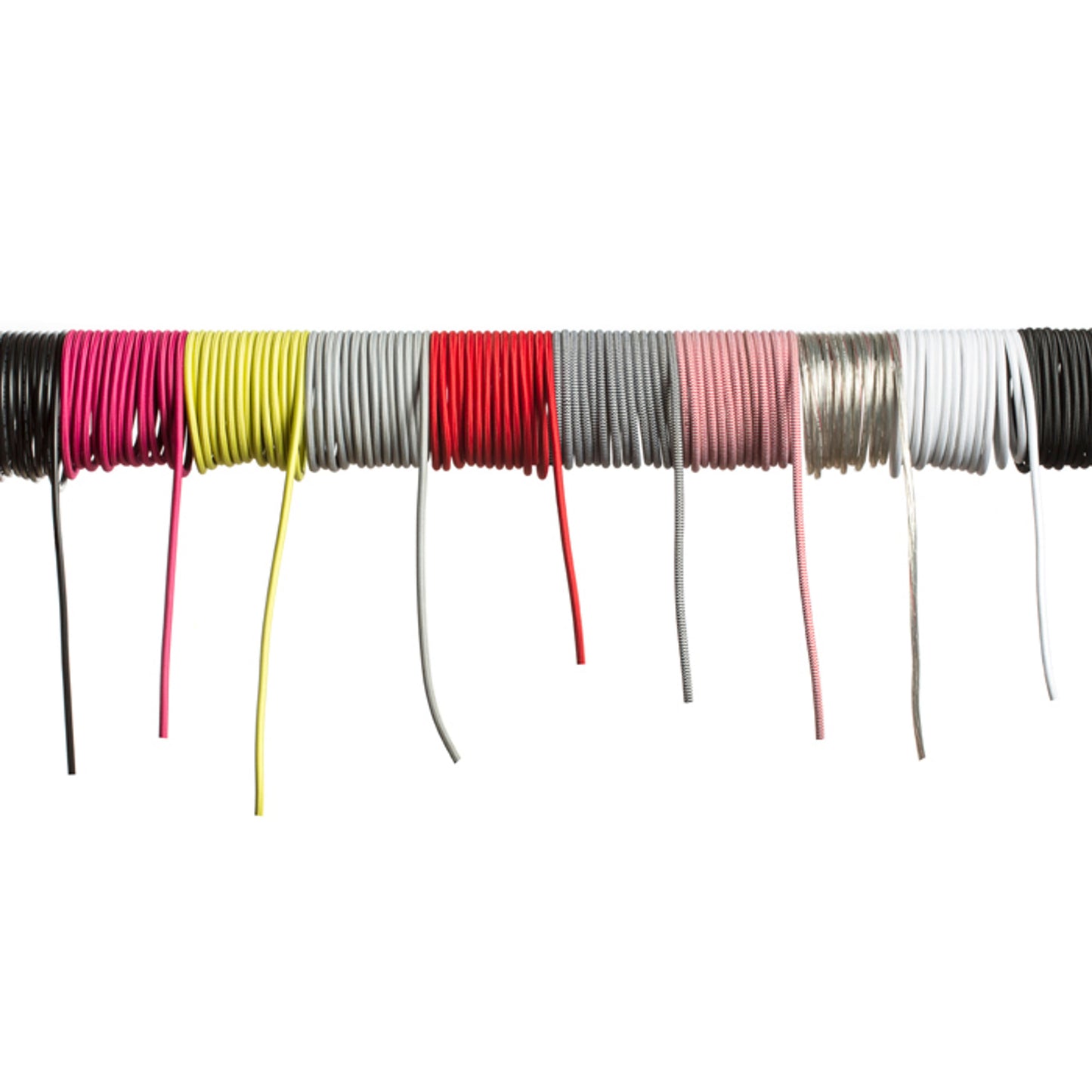 RENDL shades, shade bases, pendent sets FIT 3x0,75 PPM textile cable red R12224 3