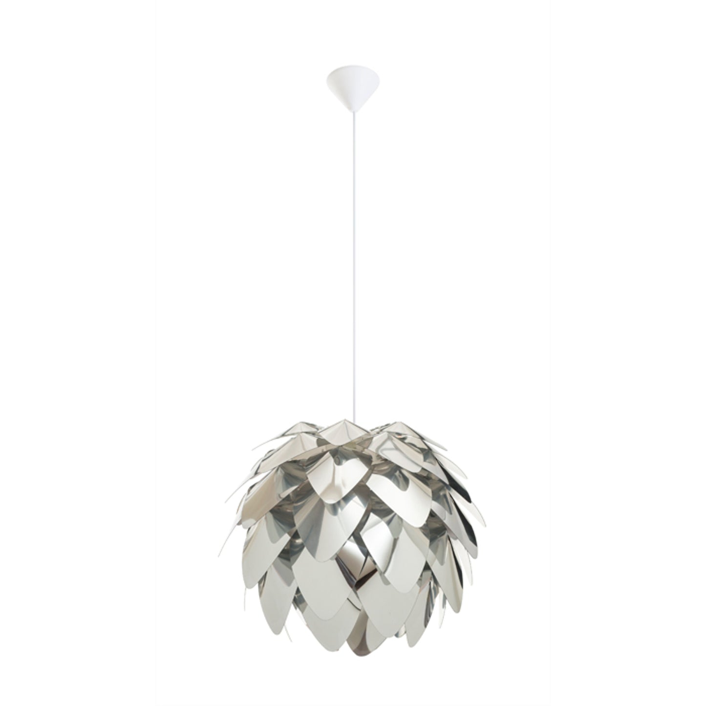 RENDL pendant lamp ENCOMBRE pendant chrome foil 230V LED E27 15W R12382 3