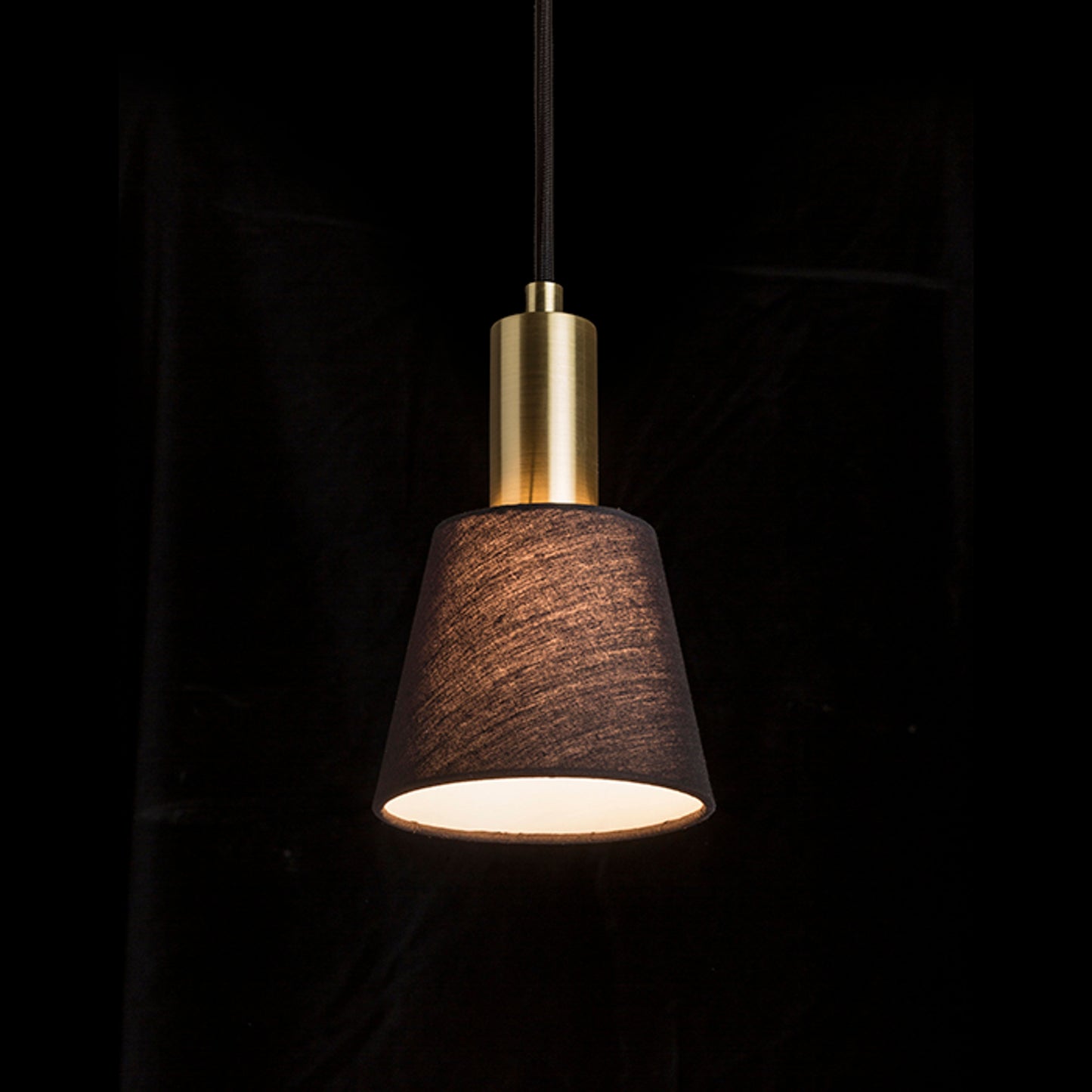 RENDL Outlet ICAR pendant black/gold 230V LED E27 11W R12418 3