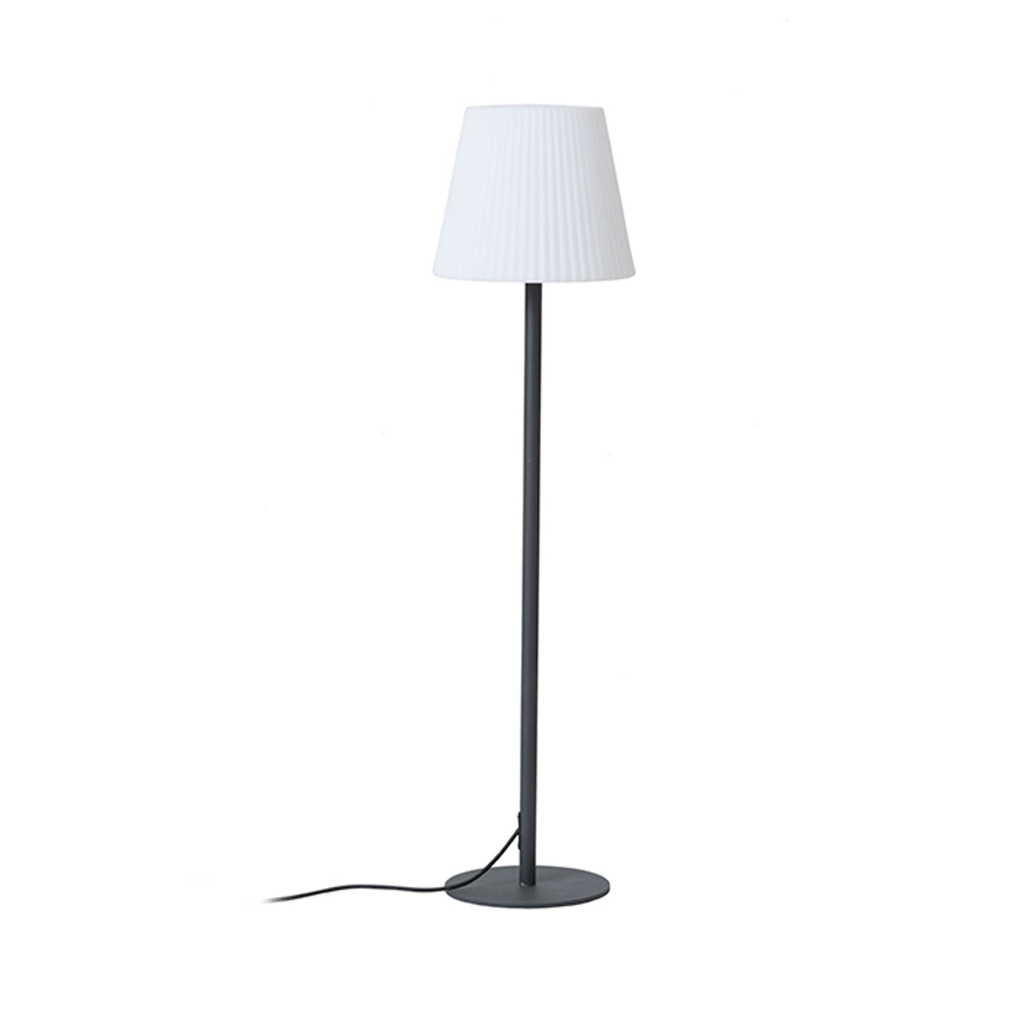 RENDL outdoor lamp BOSANOVA 120 floor anthracite grey satinated PE 230V LED E27 15W IP65 R12420 1