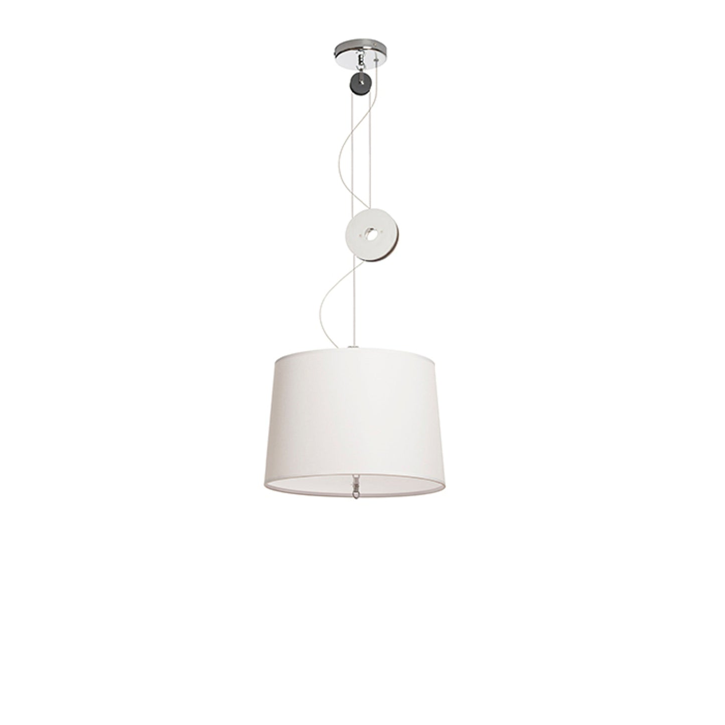 RENDL pendant lamp LEVITA pendant adjustable white chrome 230V LED E27 15W R12477 3