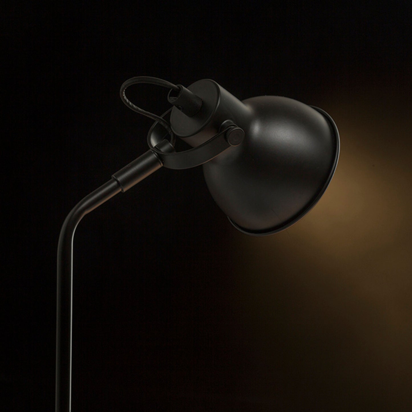 RENDL table lamp ROSITA table black/gold 230V LED GU10 9W R12512 2