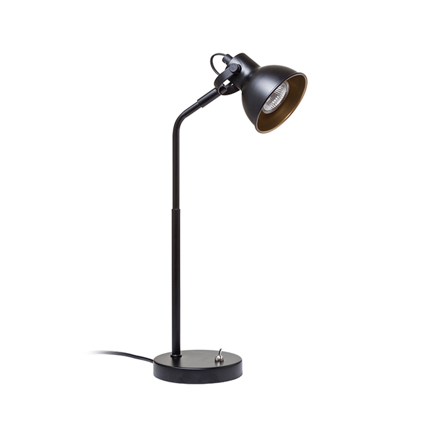 RENDL table lamp ROSITA table black/gold 230V LED GU10 9W R12512 3