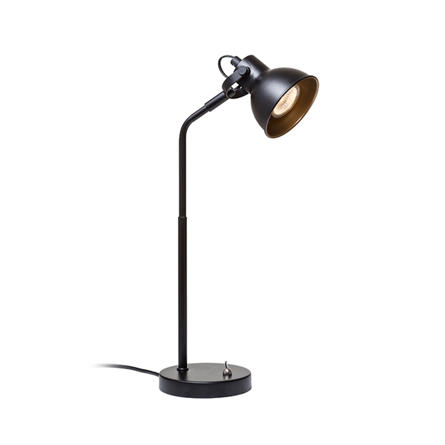 RENDL table lamp ROSITA table black/gold 230V LED GU10 9W R12512 6