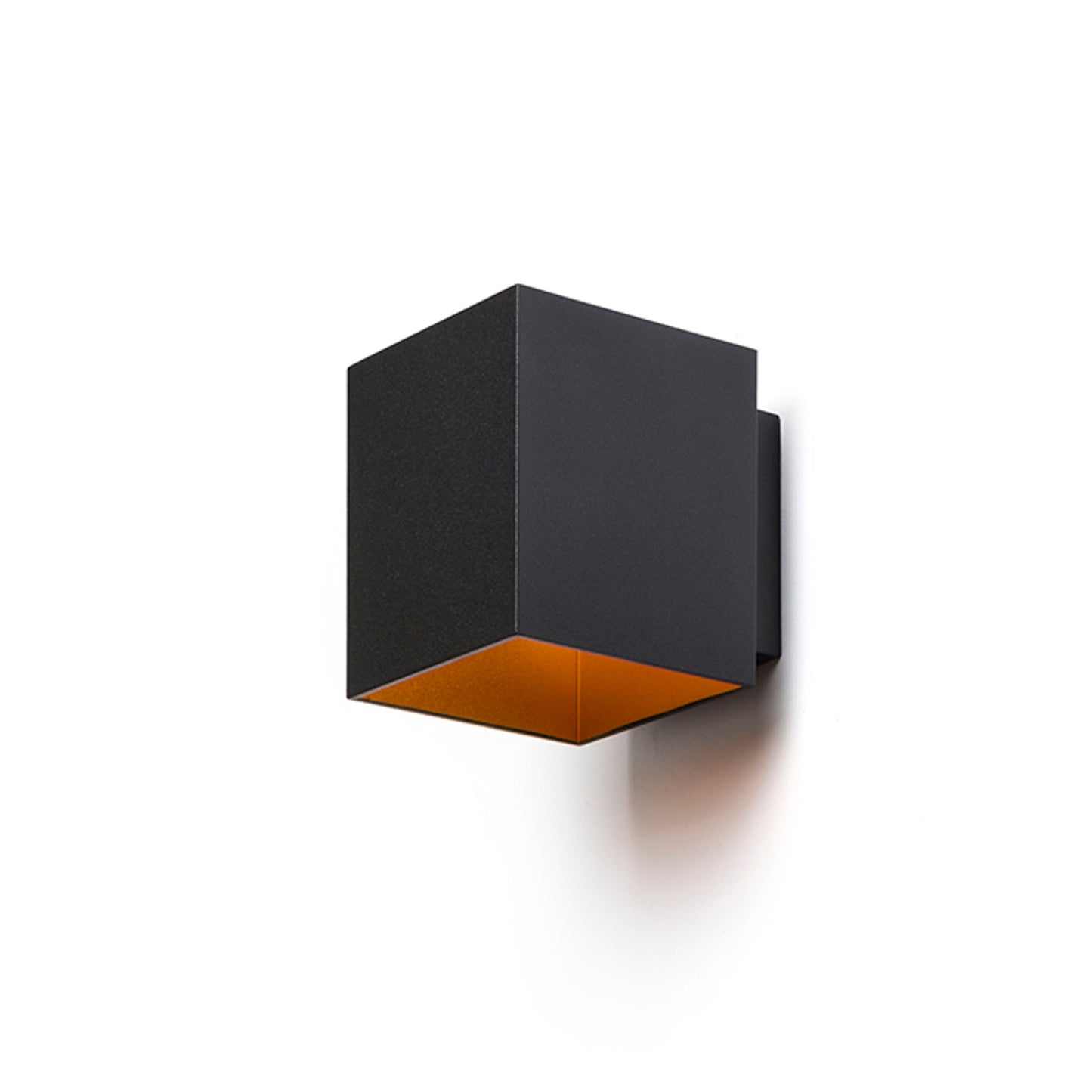 RENDL wall lamp TRIP SQ wall matte black/gold 230V LED G9 5W R12742 1