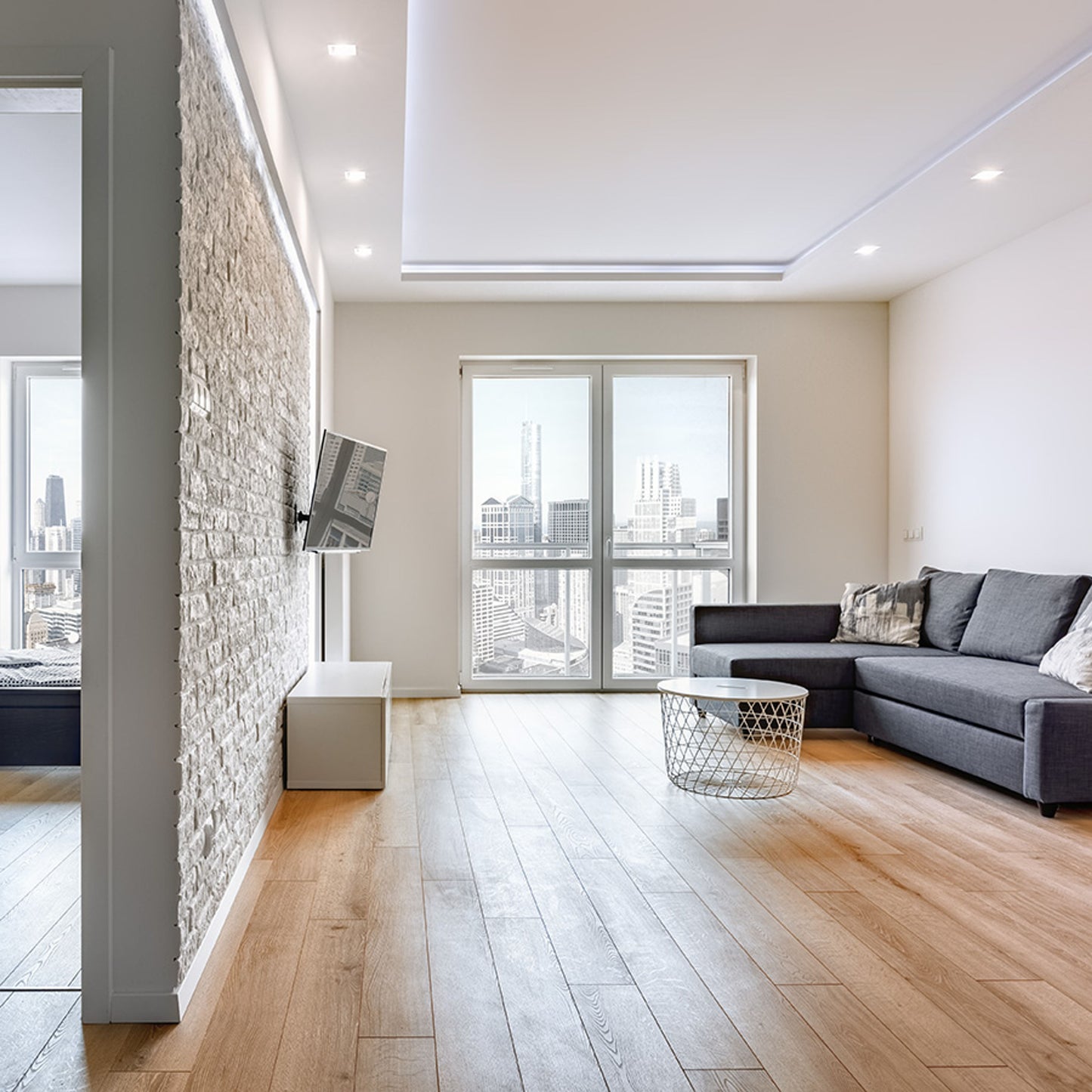 RENDL recessed light ACASA recessed white 230V LED GU10 8W R12750 3