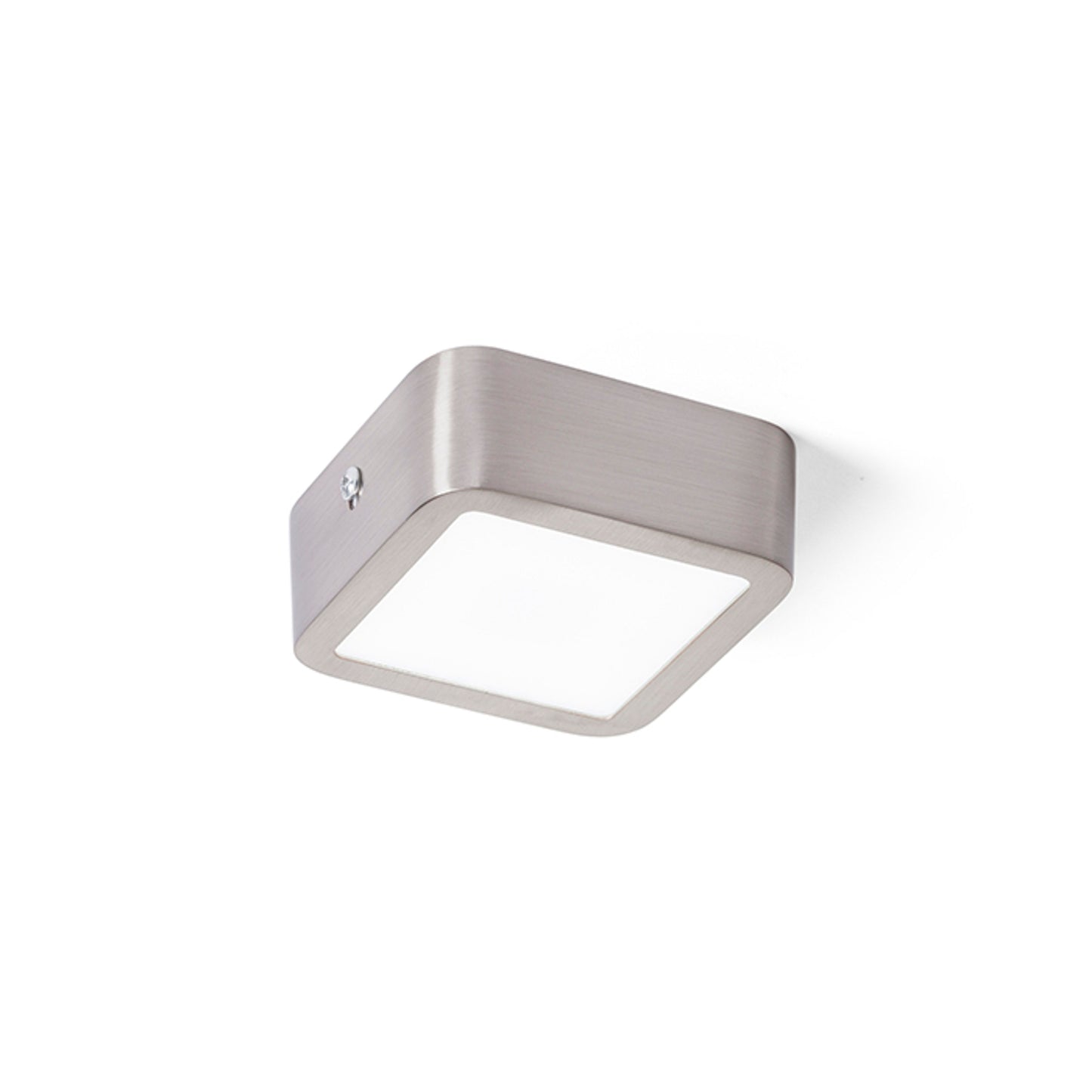 RENDL surface mounted lamp HUE SQ 9 ceiling matt nickel 230V LED 6W 3000K R12808 1