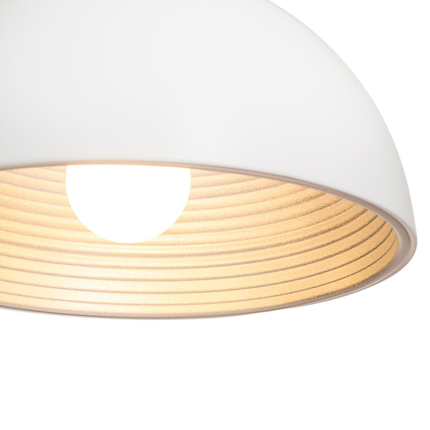 RENDL pendant lamp CARISSIMA 40 pendant matte white/silver grey 230V LED E27 15W R13048 4