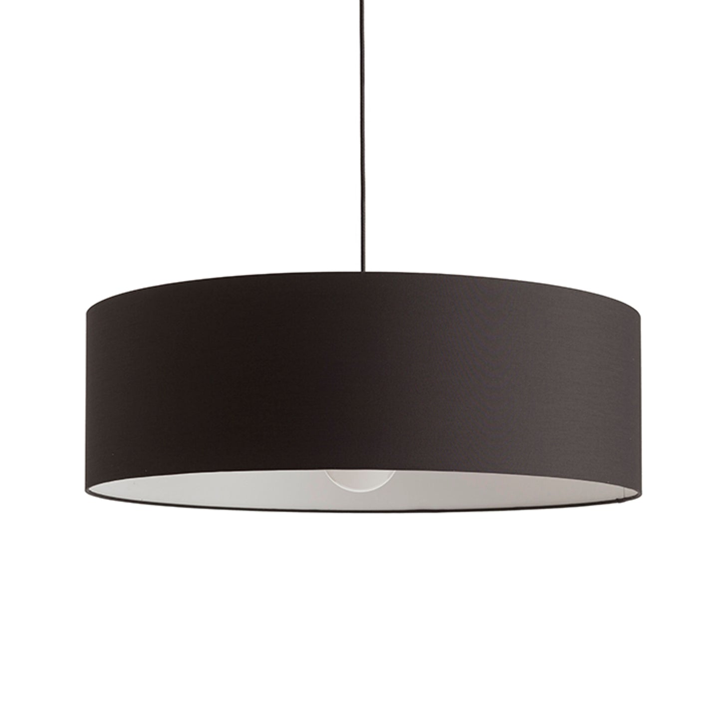 RENDL shades, shade bases, pendent sets RON 60/19 shade Polycotton black/white PVC max. 23W R13052 2