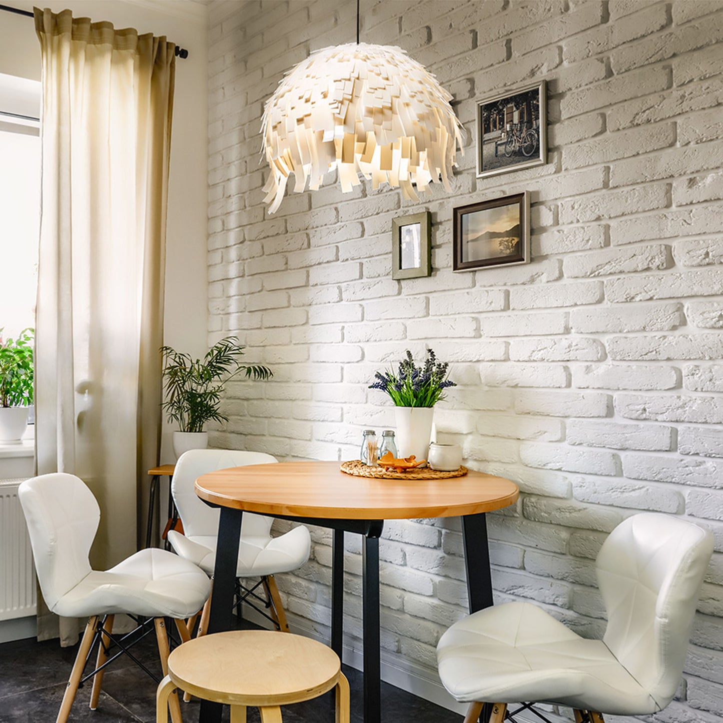 RENDL Outlet RARA pendant white PVC/black 230V LED E27 15W R13316 2