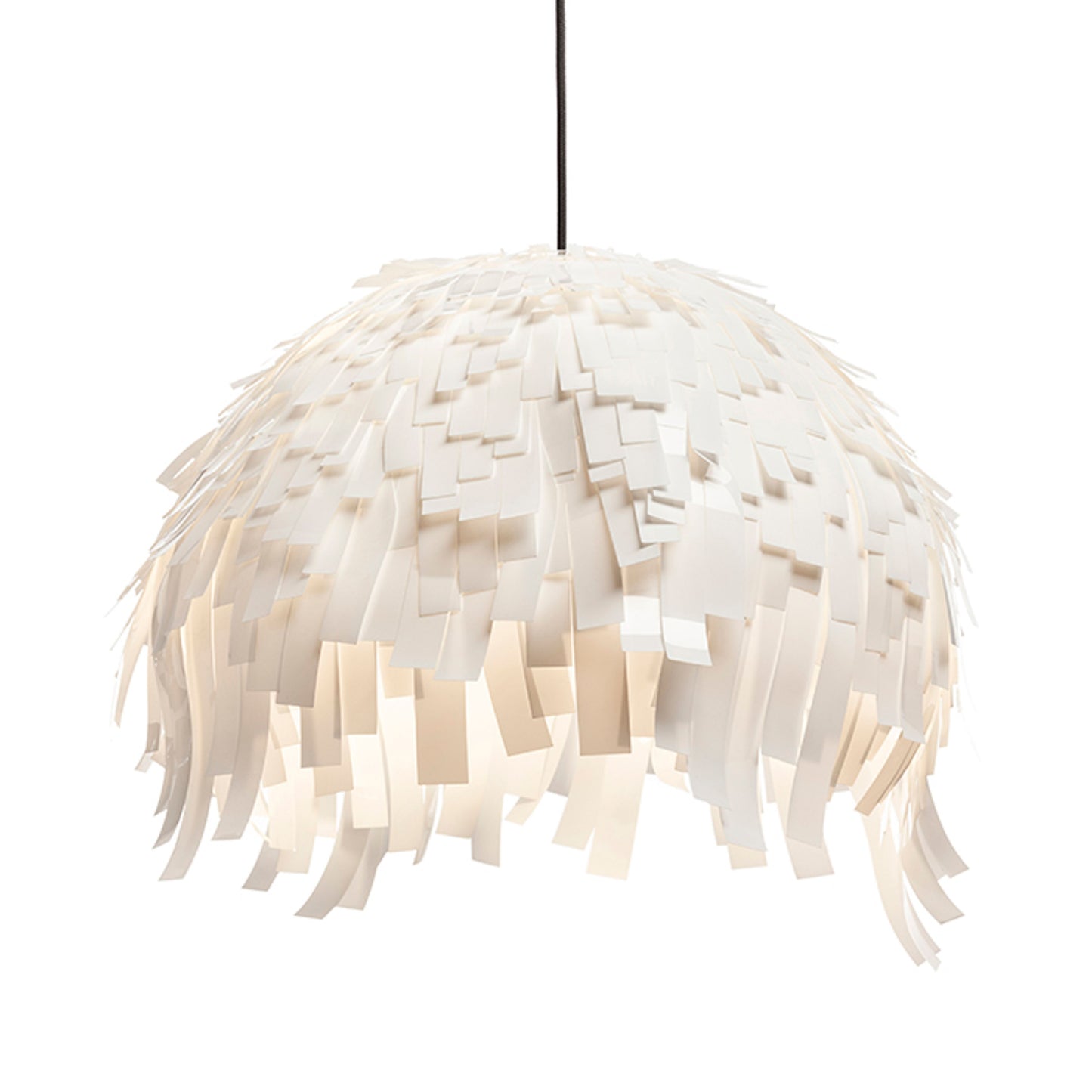 RENDL Outlet RARA pendant white PVC/black 230V LED E27 15W R13316 6