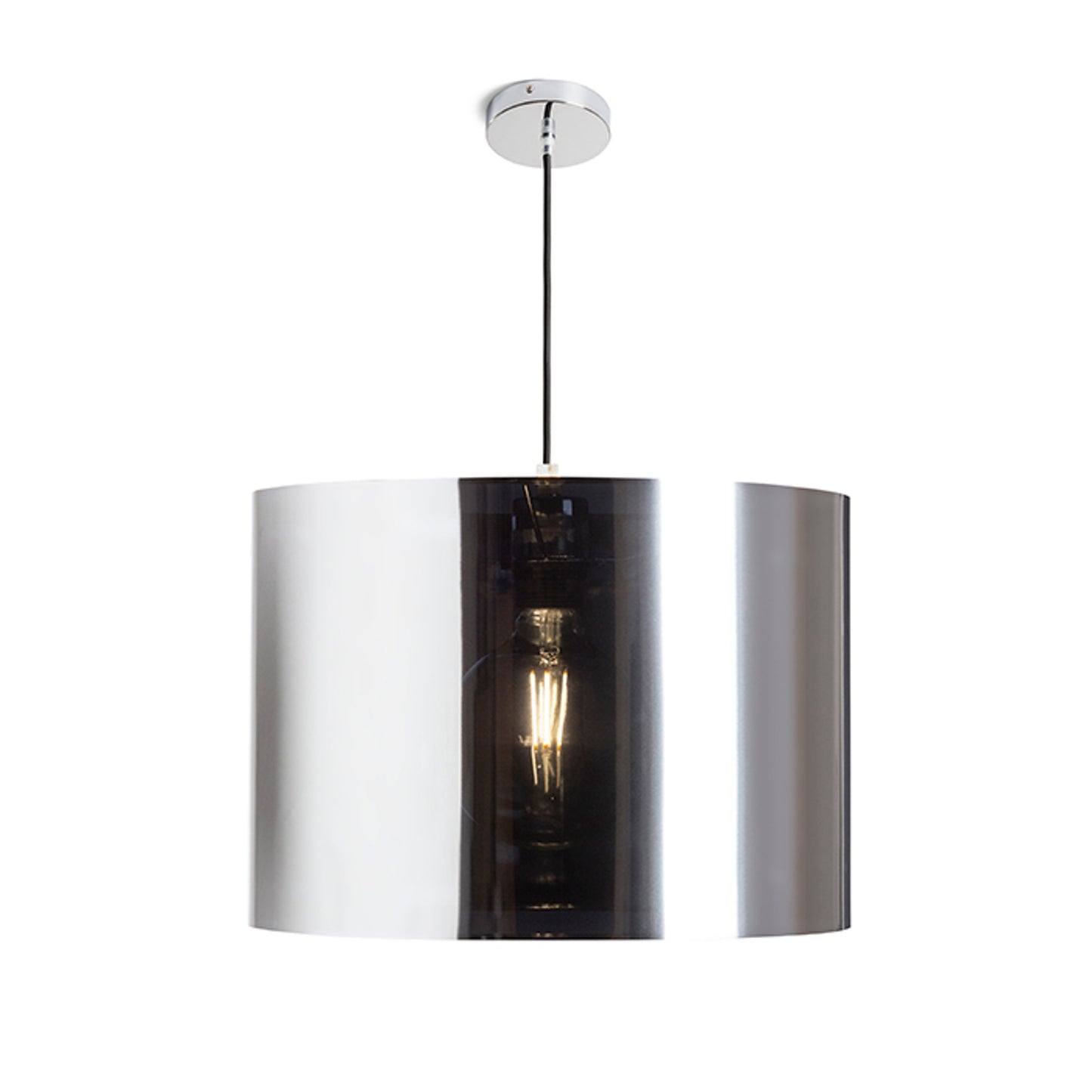 RENDL pendant lamp FANCY 50/30 pendant chrome foil 230V LED E27 15W R13419 2