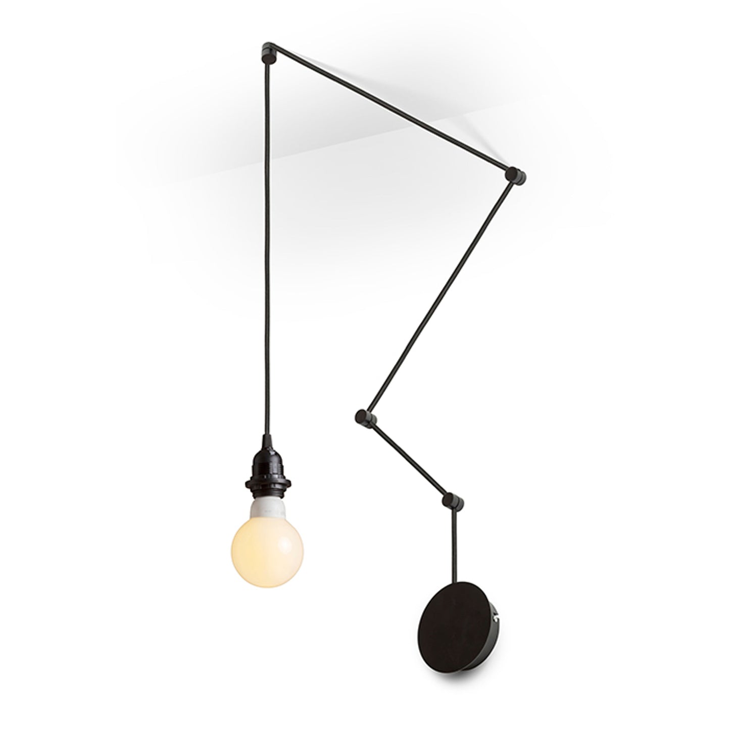 RENDL shades, shade bases, pendent sets SPIDER I pendant set black 230V LED E27 15W R13492 2