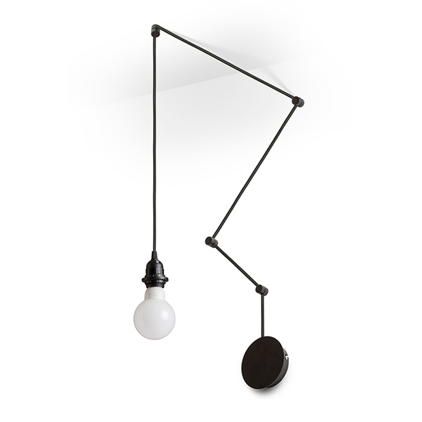 RENDL shades, shade bases, pendent sets SPIDER I pendant set black 230V LED E27 15W R13492 7
