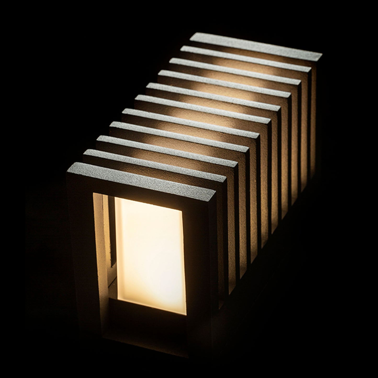 RENDL outdoor lamp CLAIRE RC wall anthracite grey frosted acrylic 230V LED 6W IP54 3000K R13563 4