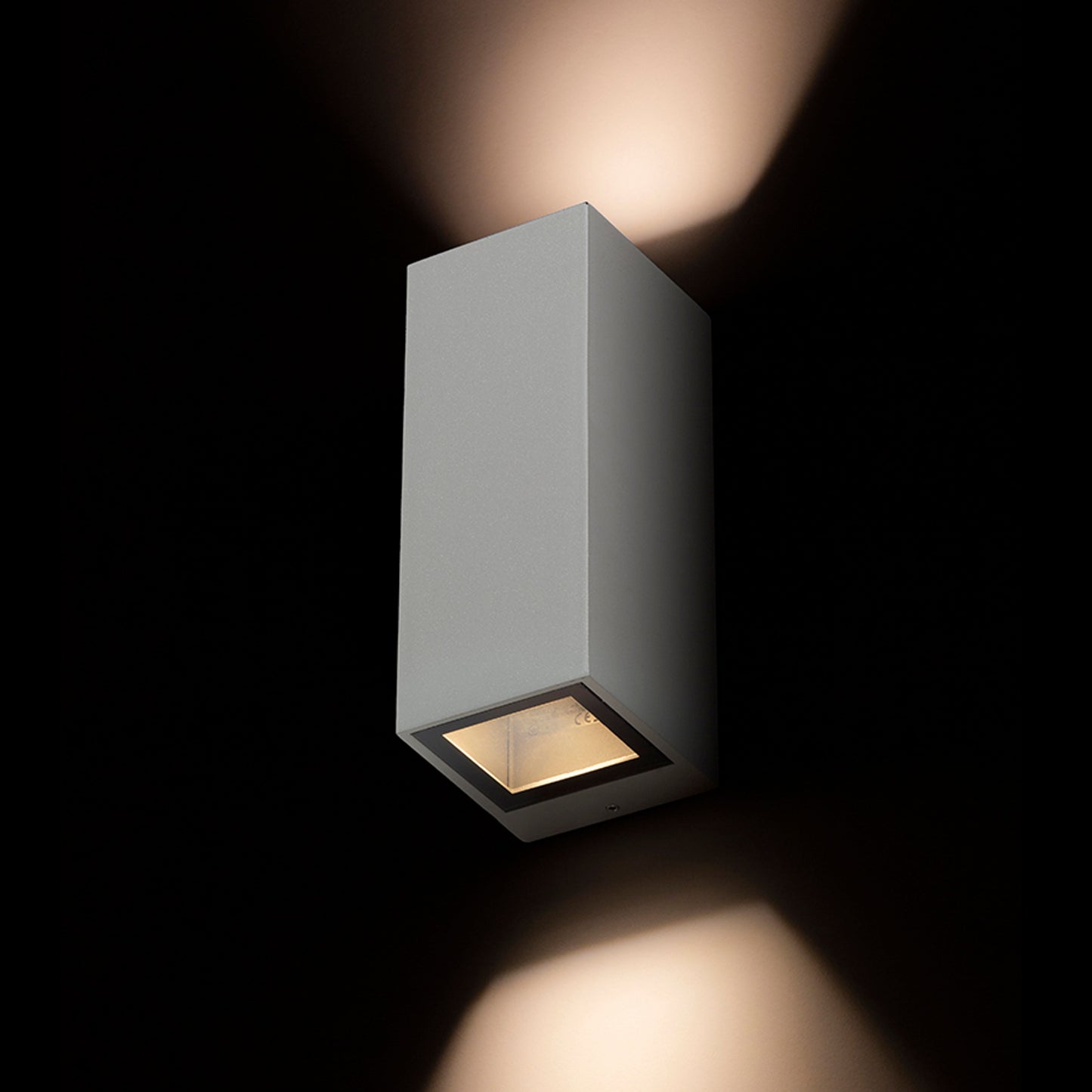 RENDL outdoor lamp DESMOND II wall silver grey 230V GU10 2x35W IP44 R13610 3