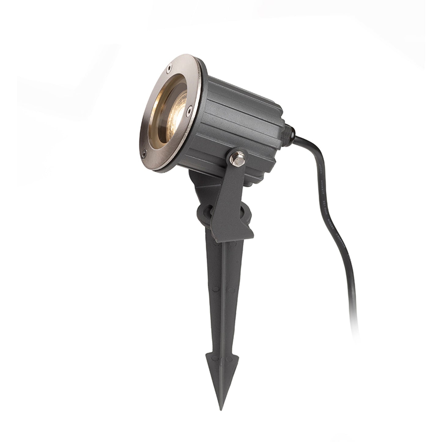 RENDL outdoor lamp BLUESTAR on spike anthracite grey 230V LED GU10 8W IP65 R13630 1